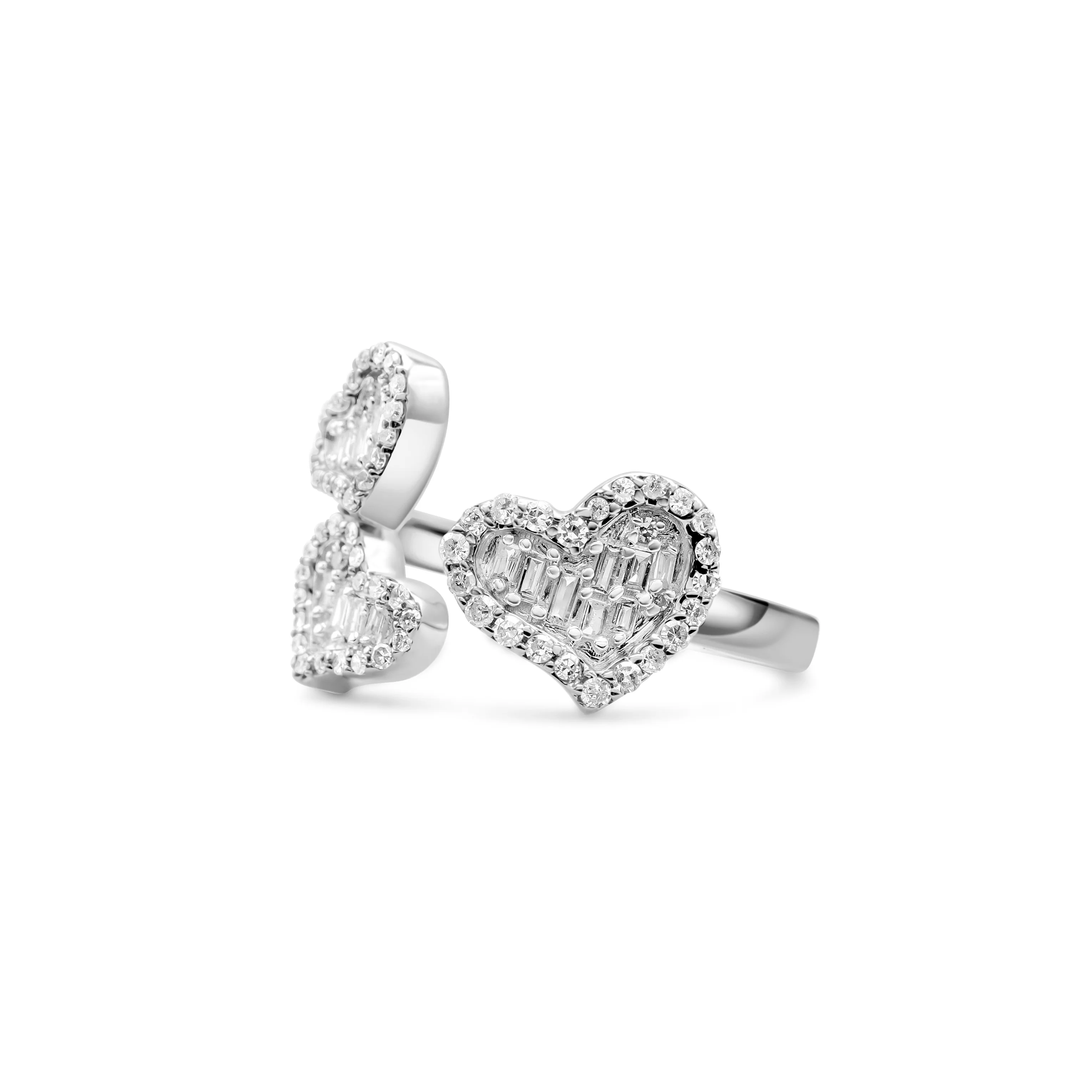 10K Gold Heart Diamond Ring 0.28 CT - Image 7