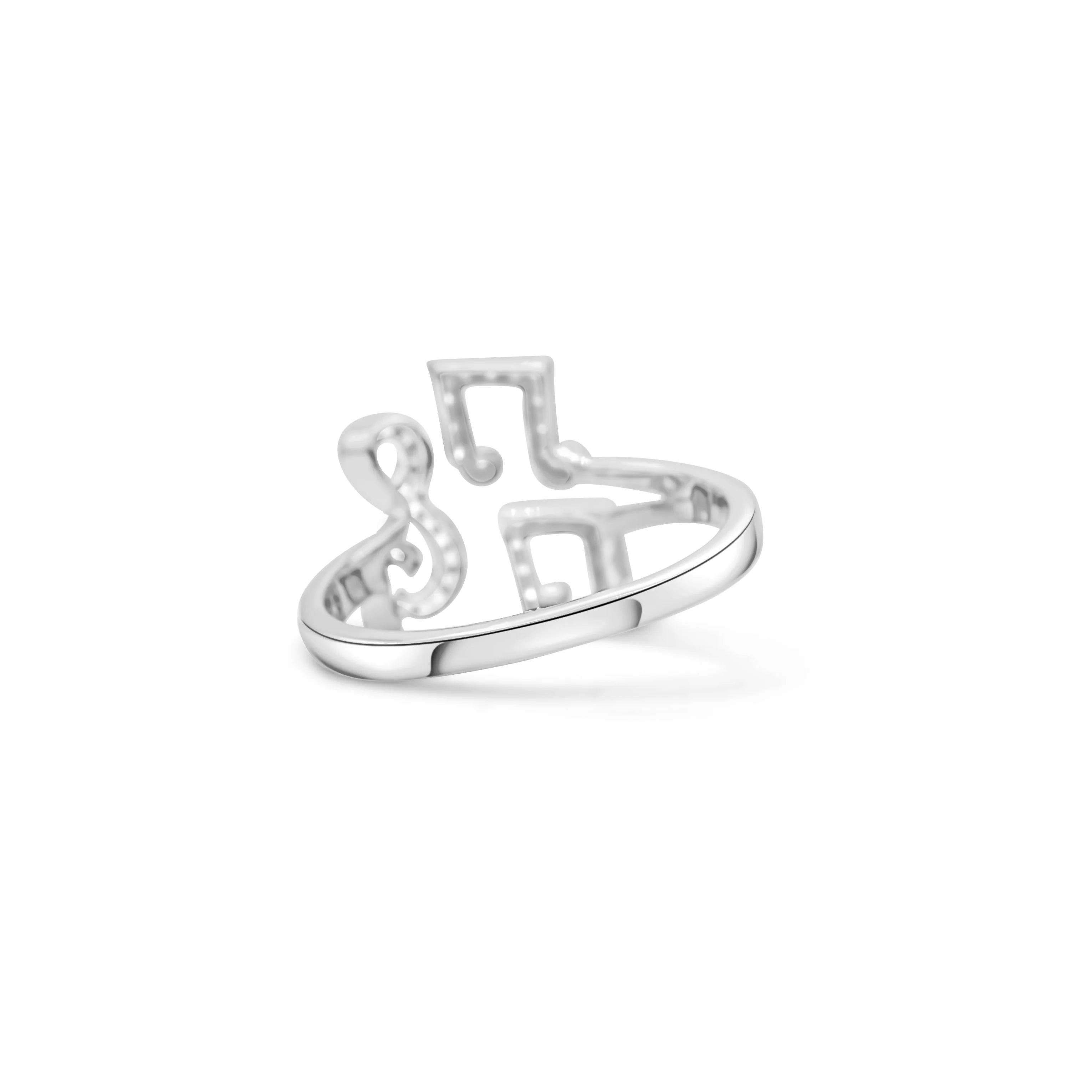 10K Gold Music Diamond Ring 0.23 CT - Image 7