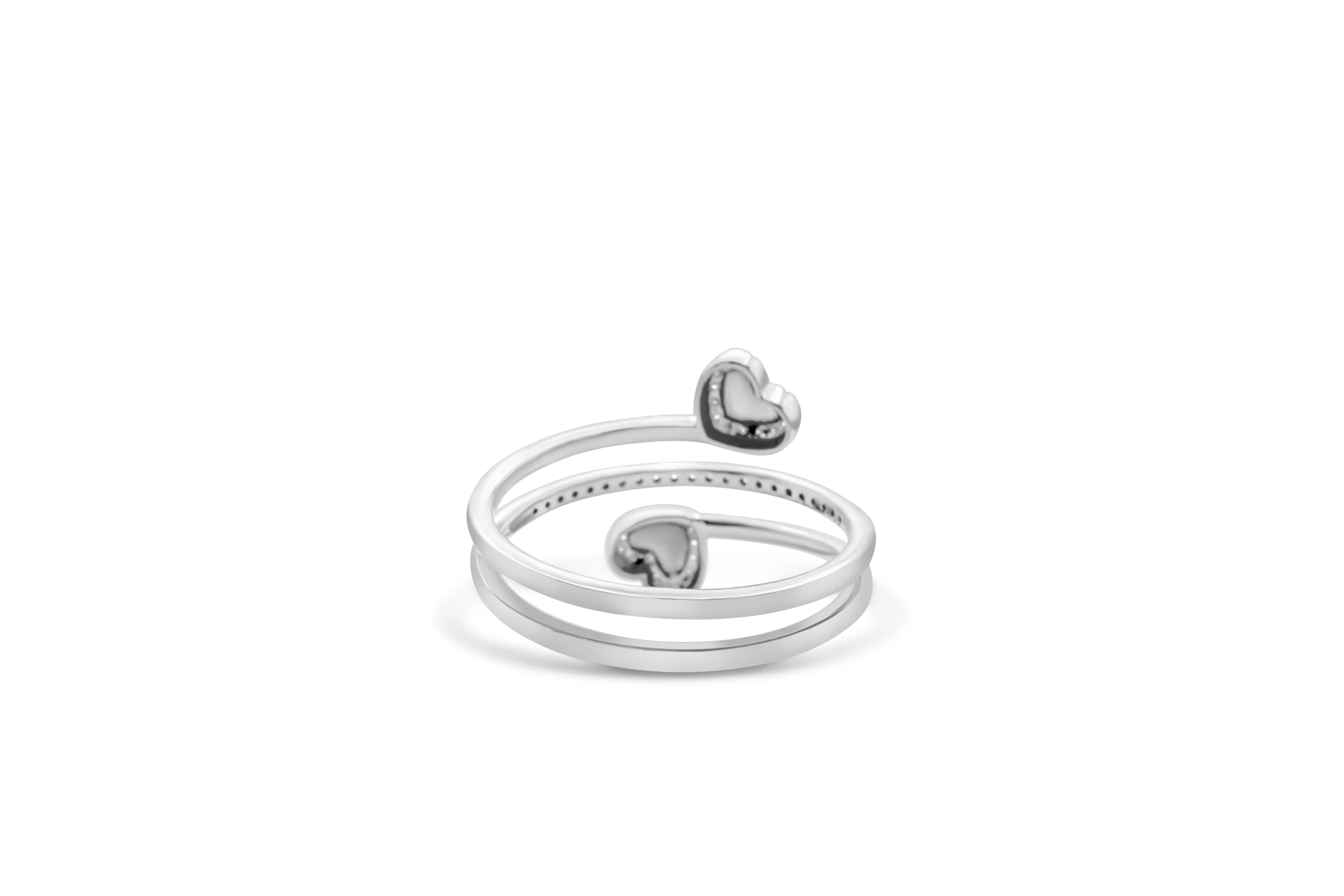 14K Gold Heart Diamond Ring 0.18 CT - Image 6