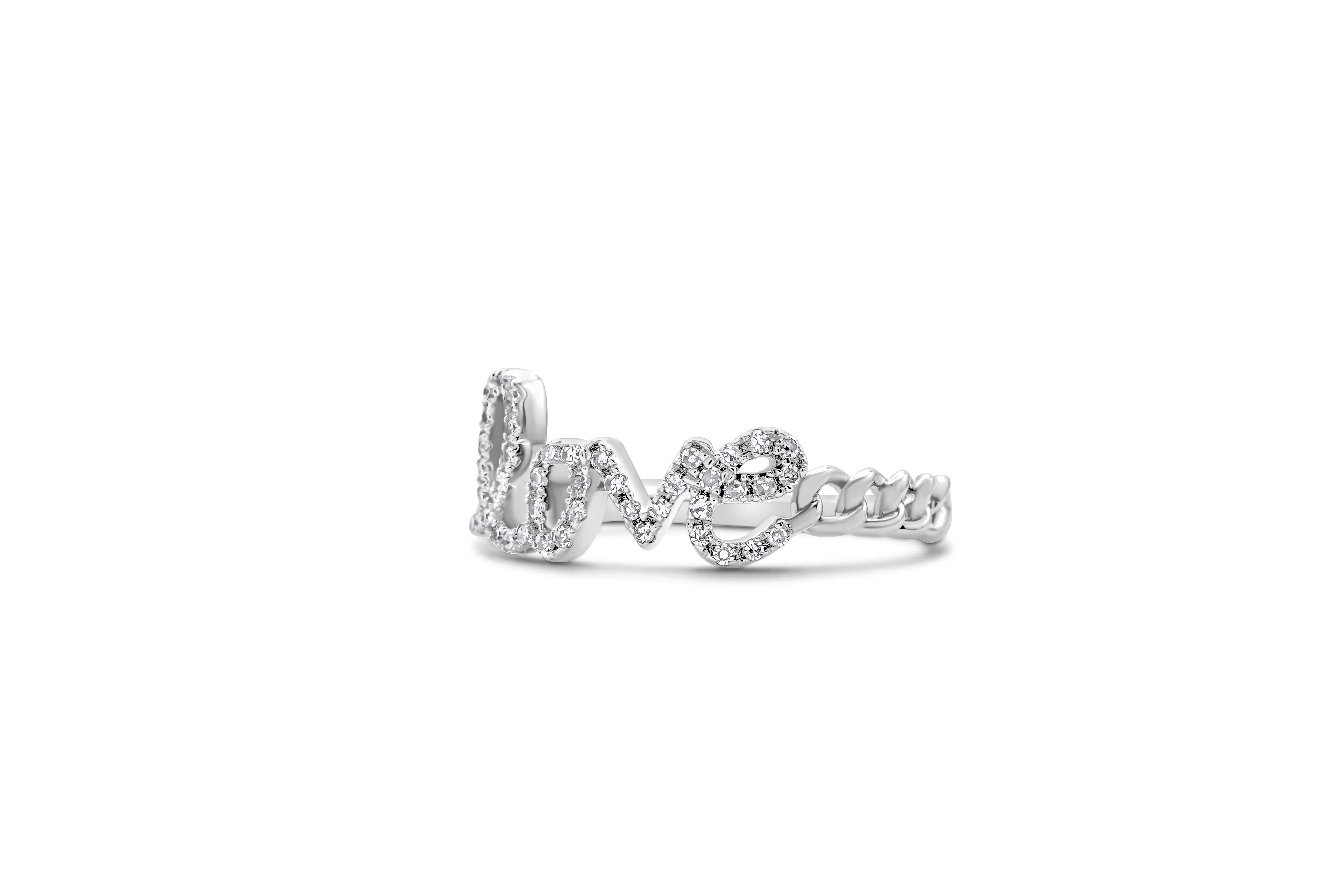 14K Gold Love Diamond Ring 0.15 CT - Image 6
