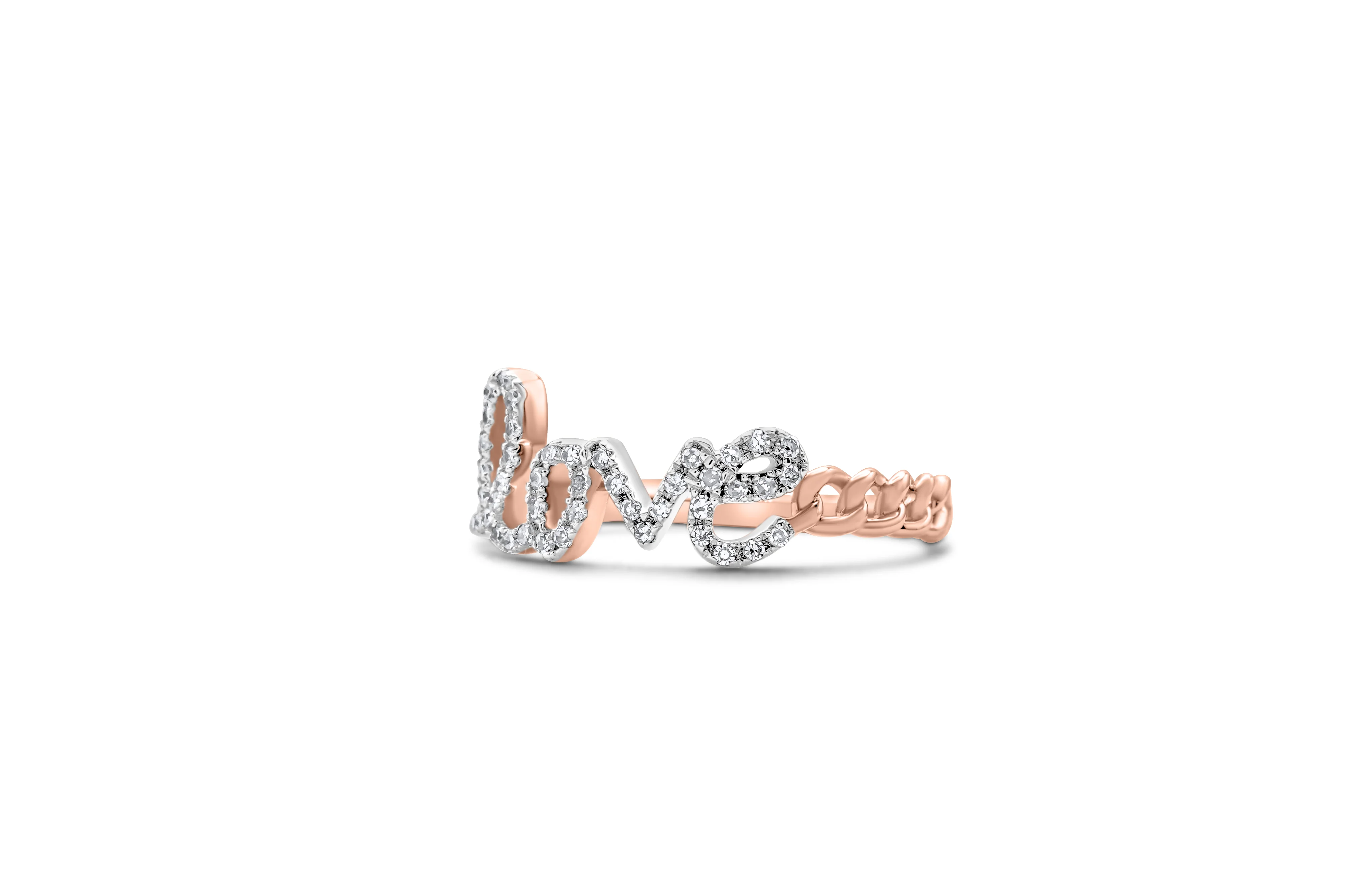 14K Gold Love Diamond Ring 0.15 CT - Image 9
