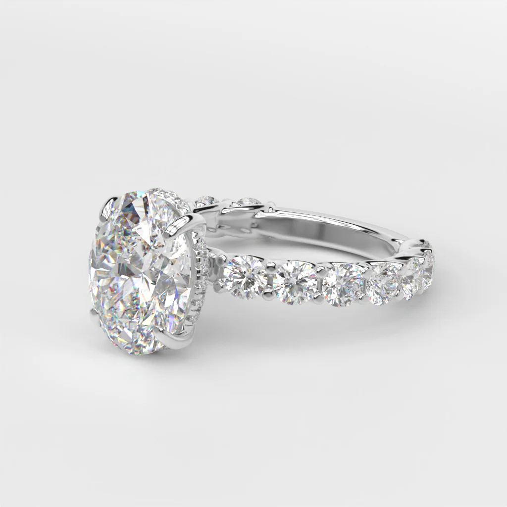 14K Gold Custom Engagement Ring - Image 16