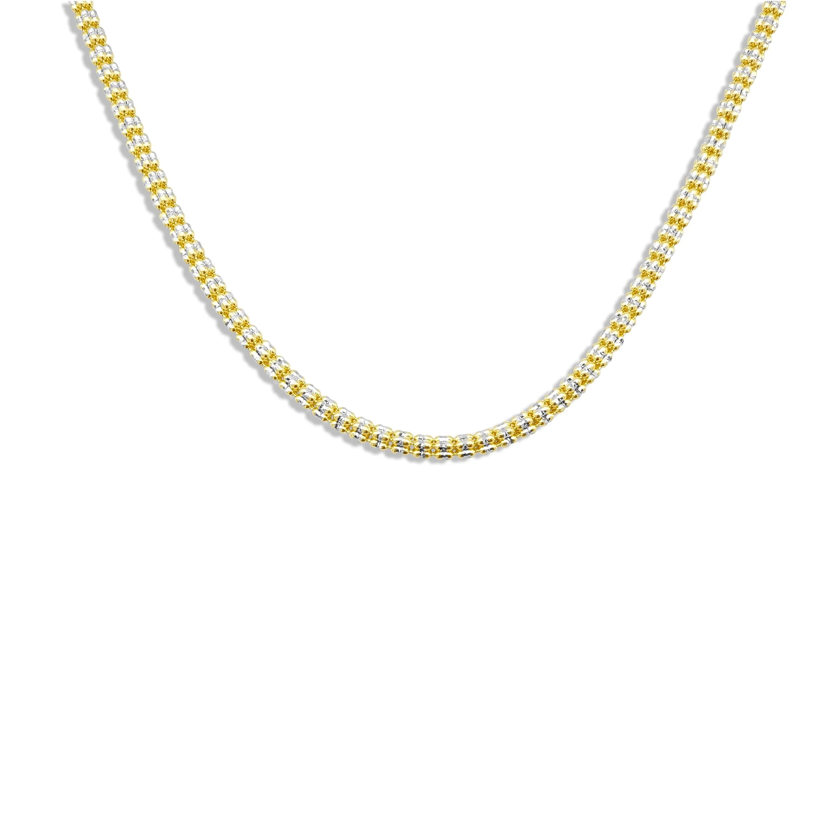 14K Ice Link Chain 3.5 mm