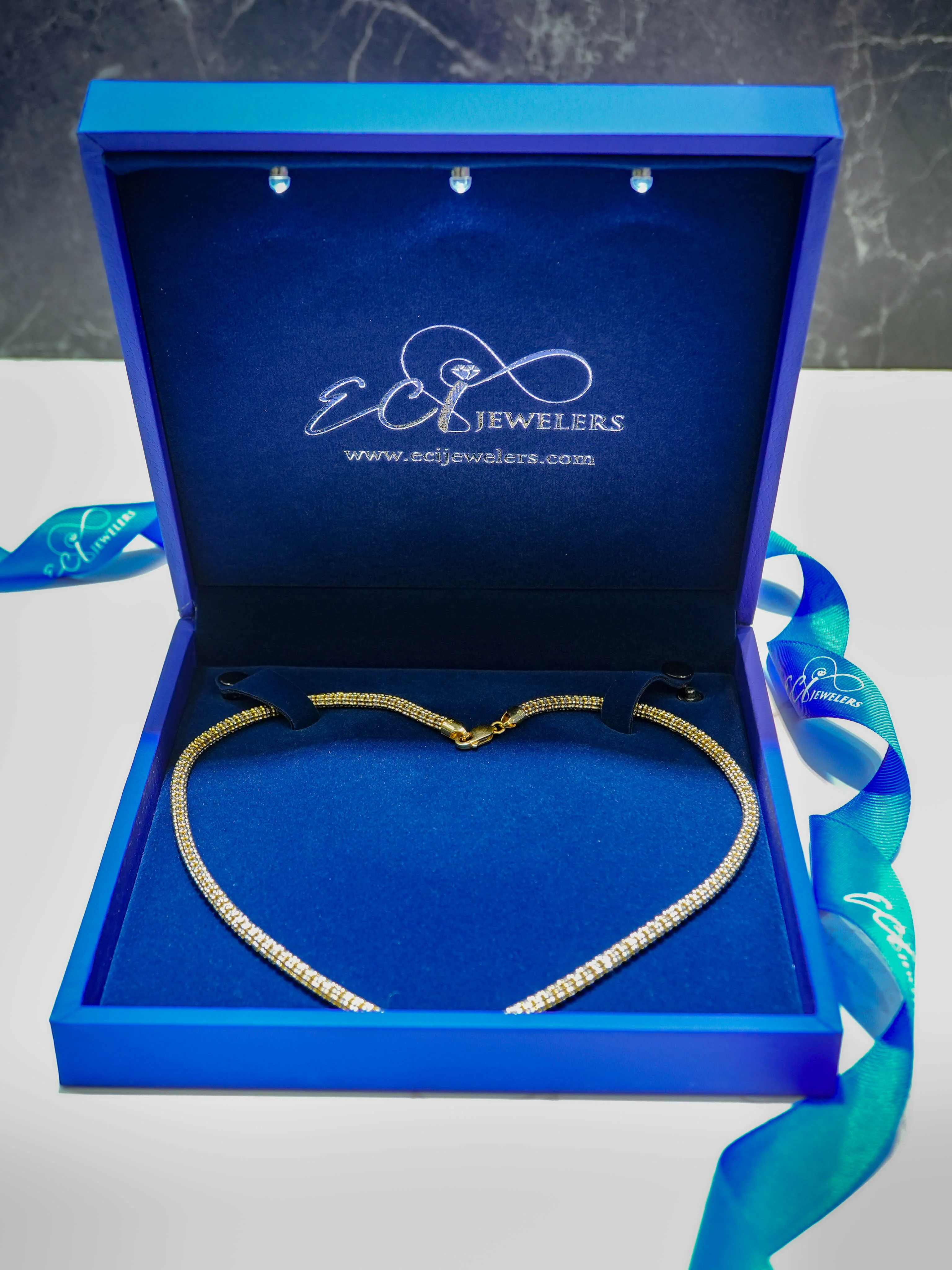14K Ice Link Chain 3.5 mm - Image 2
