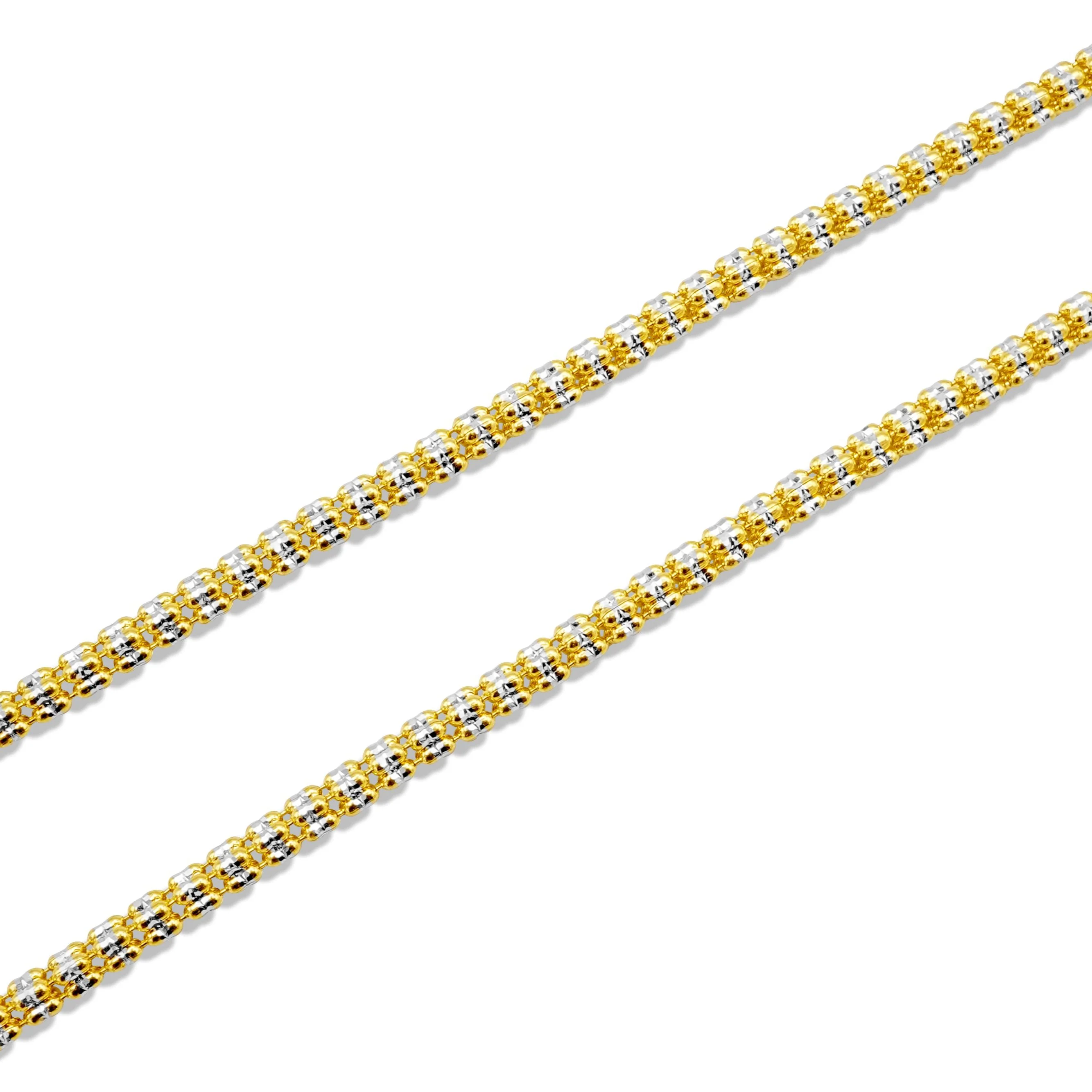 14K Ice Link Chain 3.5 mm - Image 4