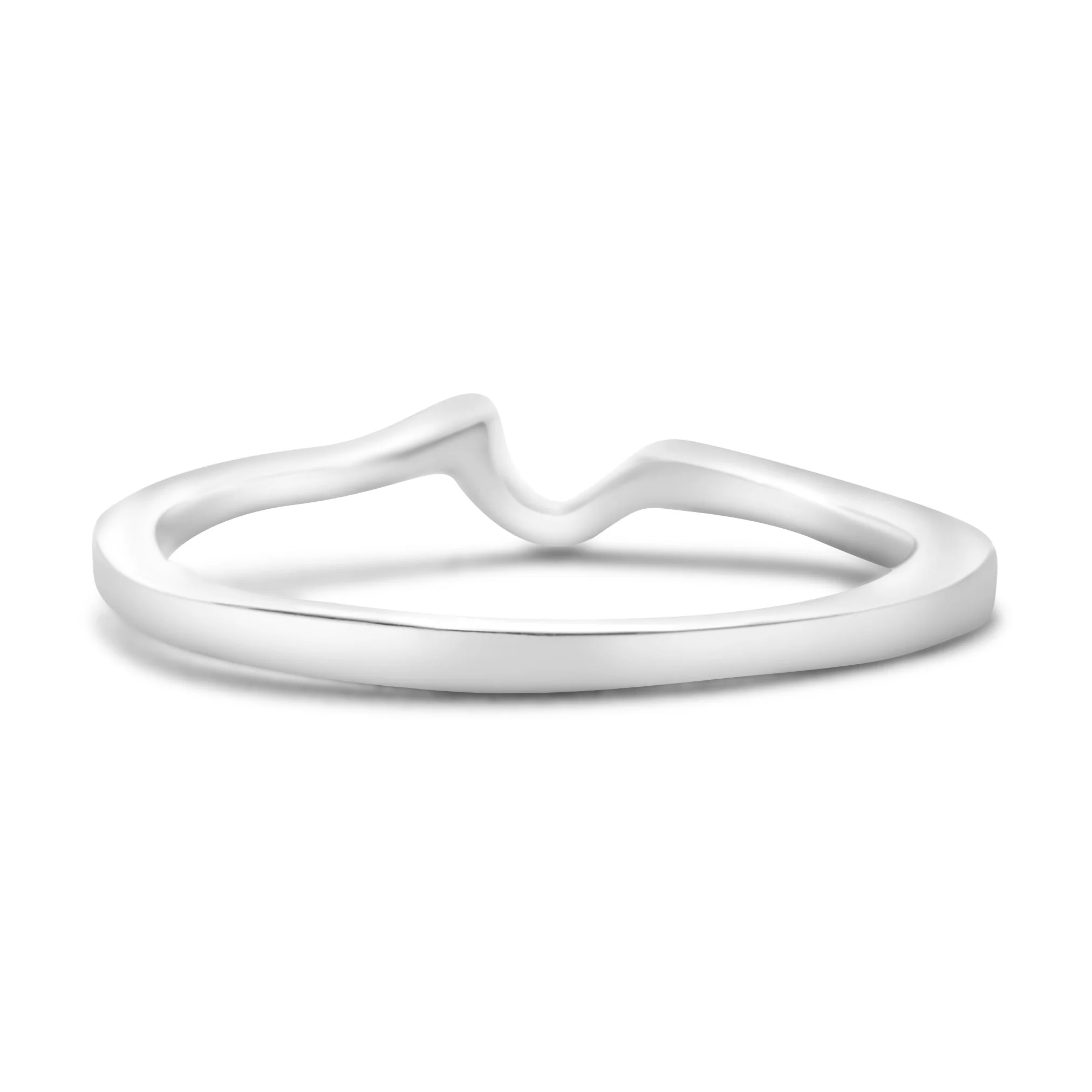 14K White Gold Ladies Diamond Fancy Band 0.25 CT - Image 3