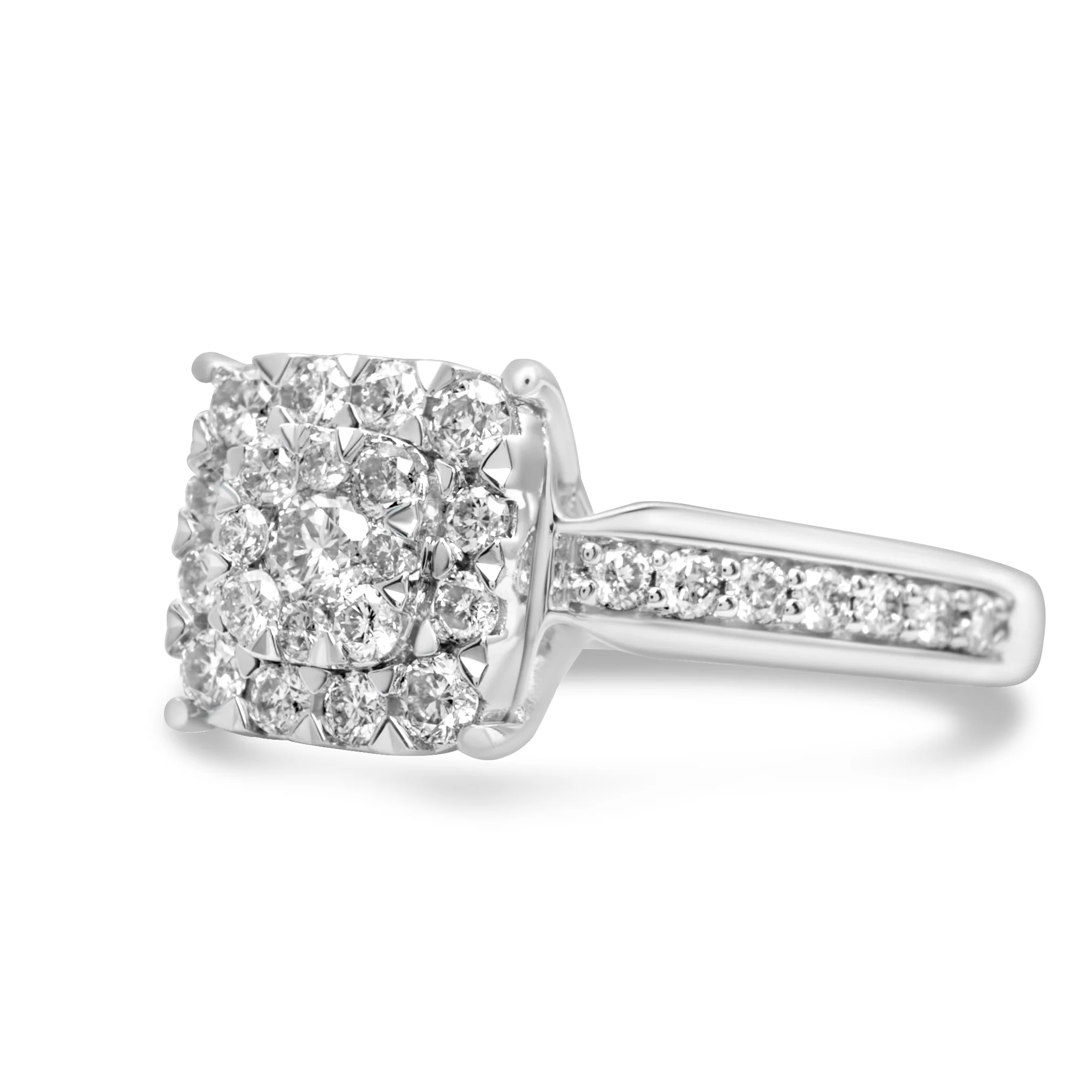 14K White Gold Ladies' Diamond Ring 0.52 CT - Image 3