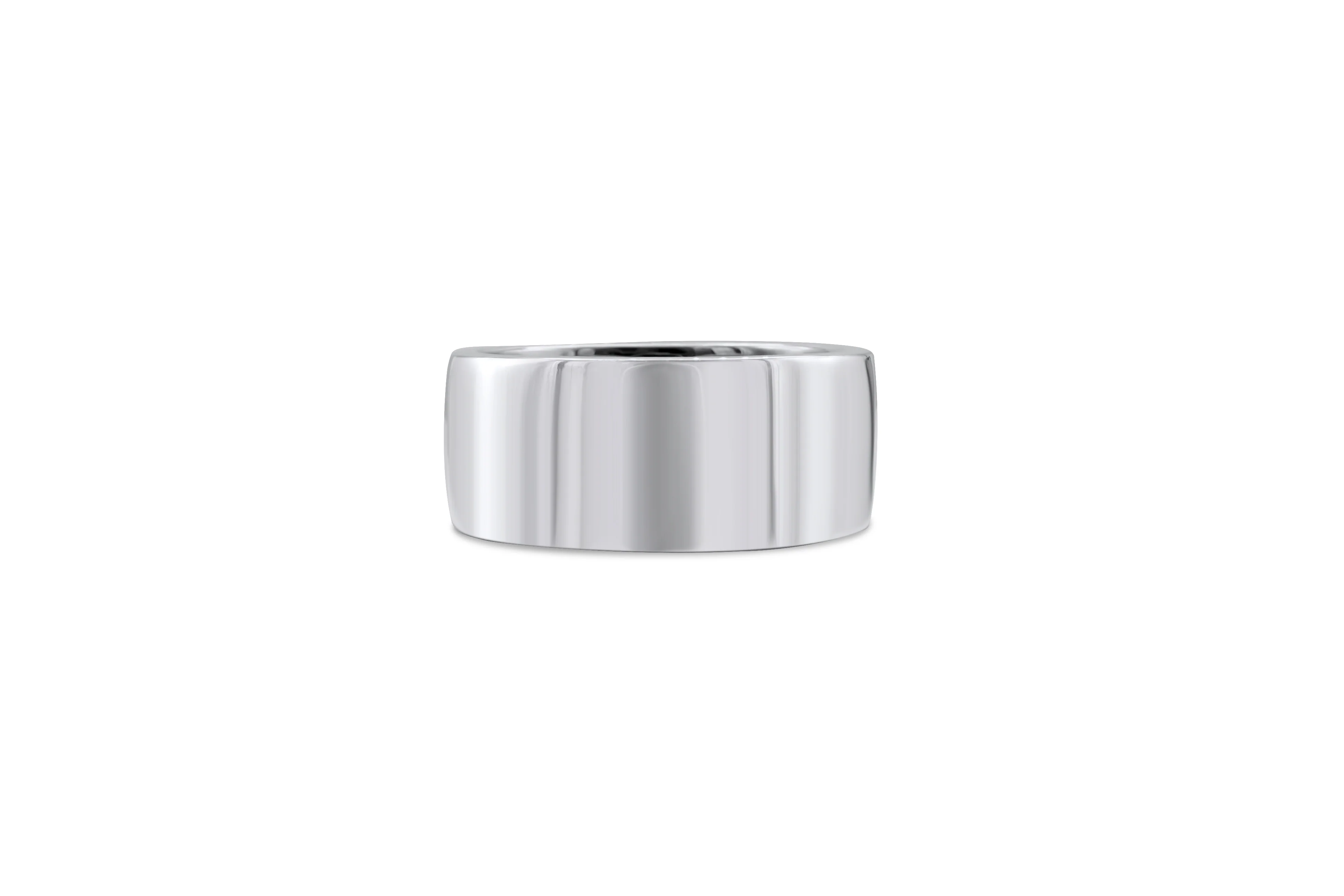 14K White Gold Men's Diamond Band 0.55 CT - Image 3