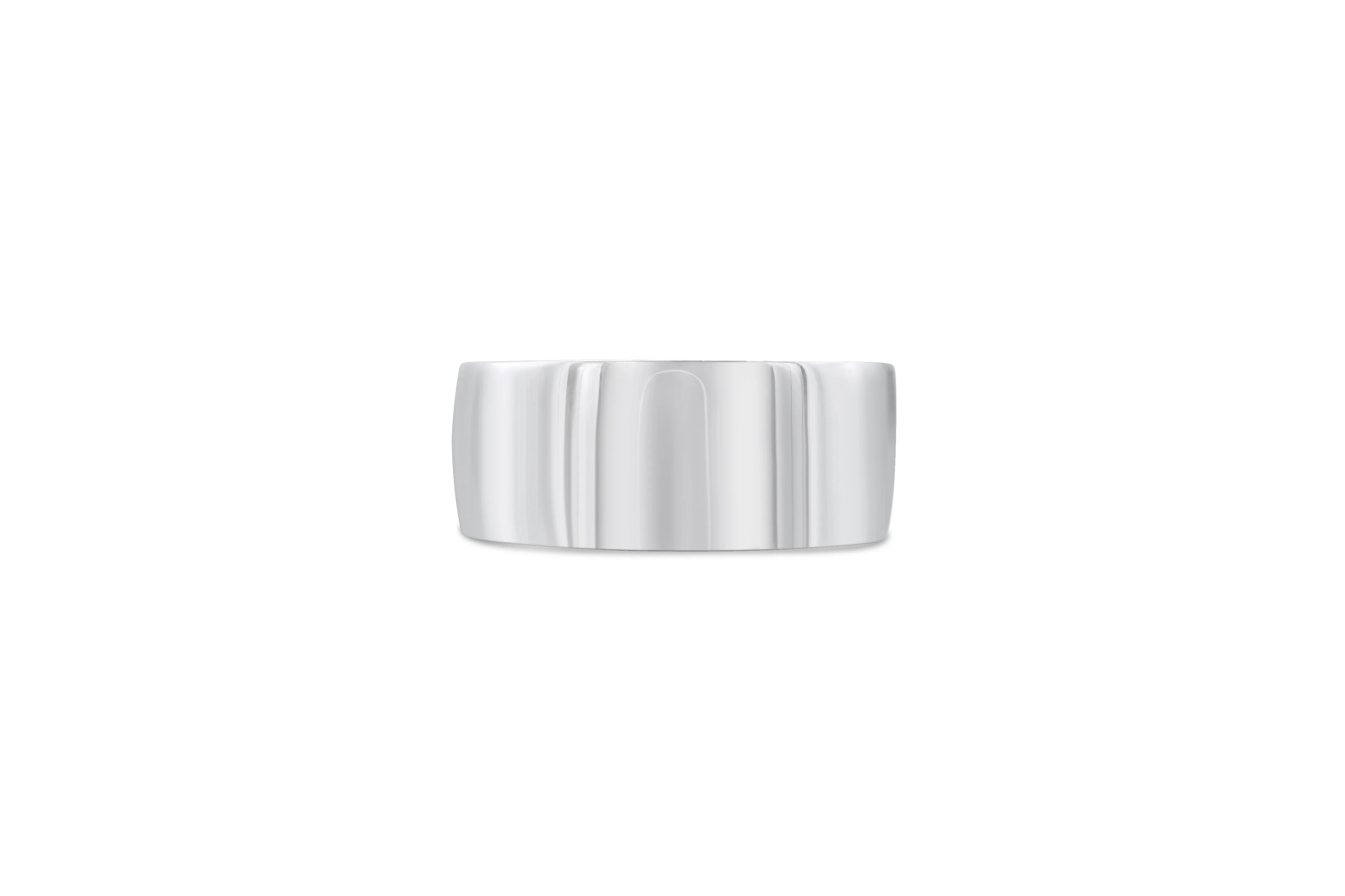 14K White Gold Men's Diamond Band 0.84 CT - Image 3