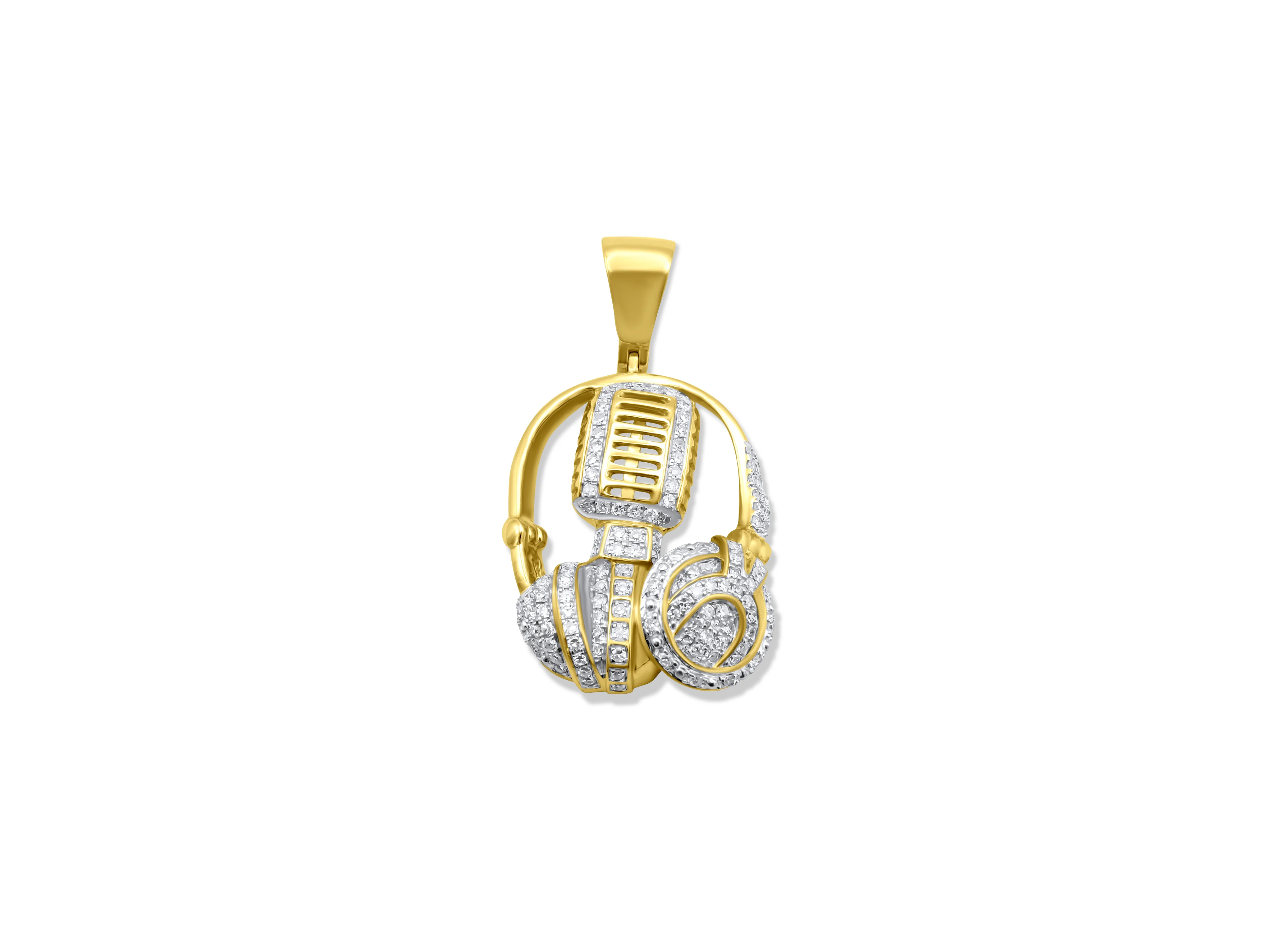 14k Yellow Gold Diamond Pendant 1.00 CT