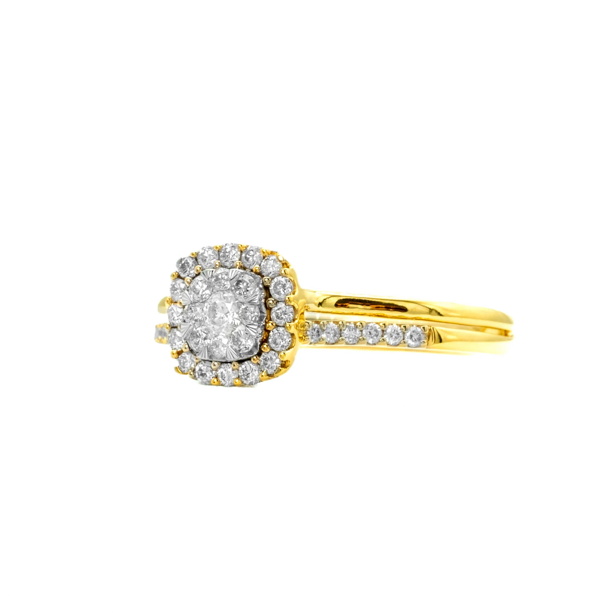 14K Yellow Gold Diamond Ring 0.51 CT - Image 3