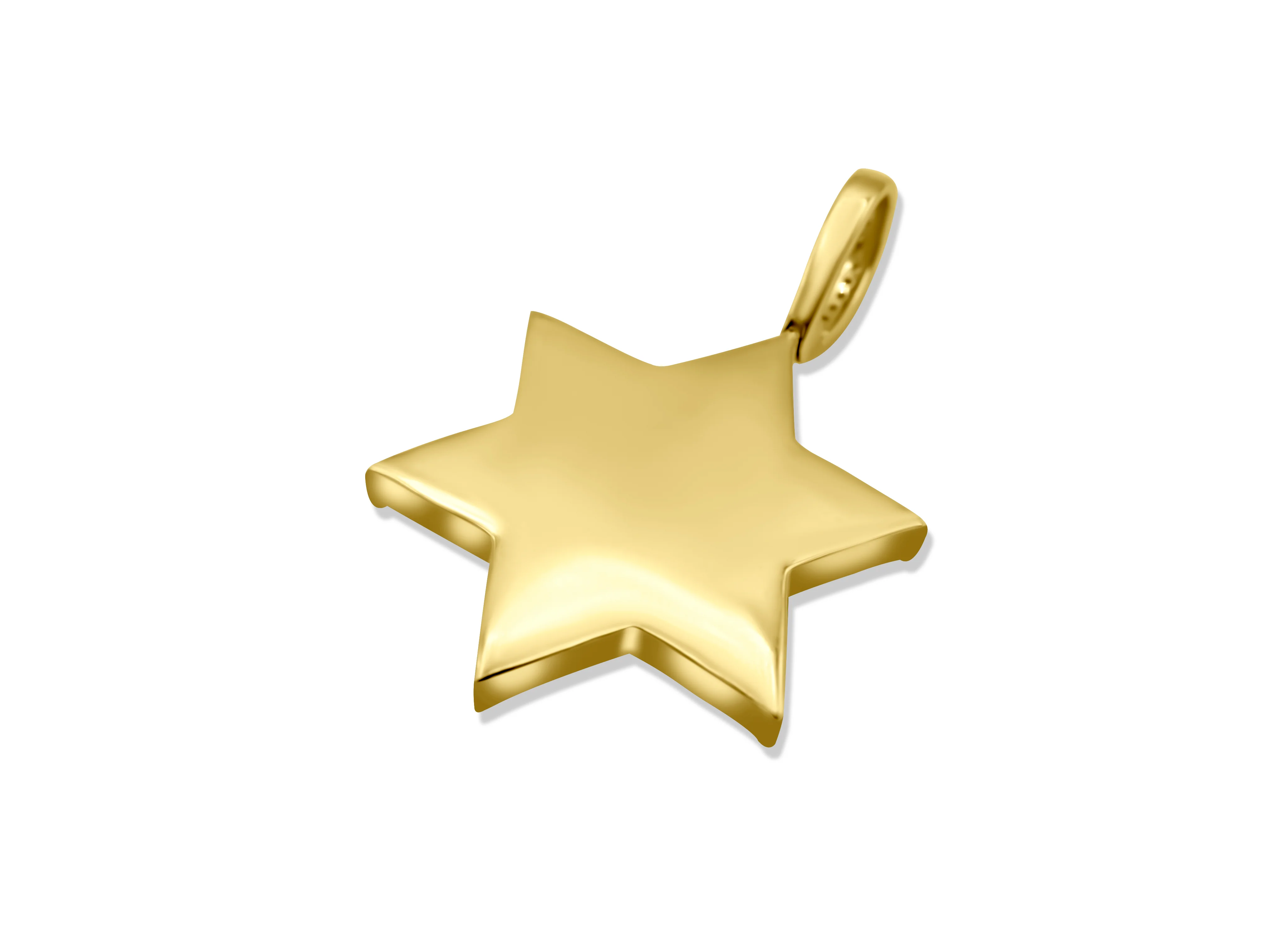 14K Gold Diamond Star Pendant 0.79 CT - Image 4