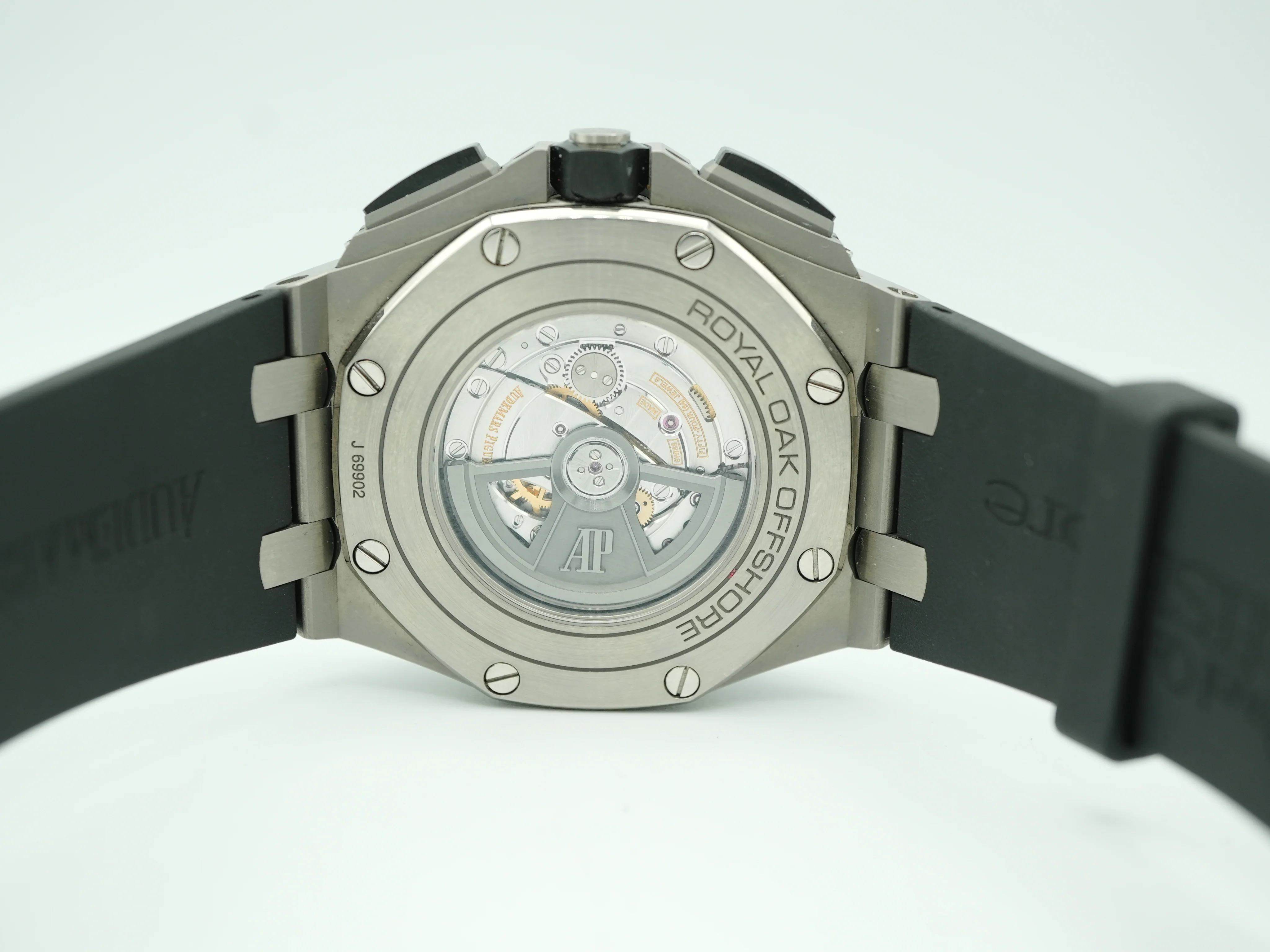 Audemars Piguet Royal Oak Offshore Chronograph Titanium Slate-Grey Dial Rubber Bracelet Complete Set 2017 - Image 10