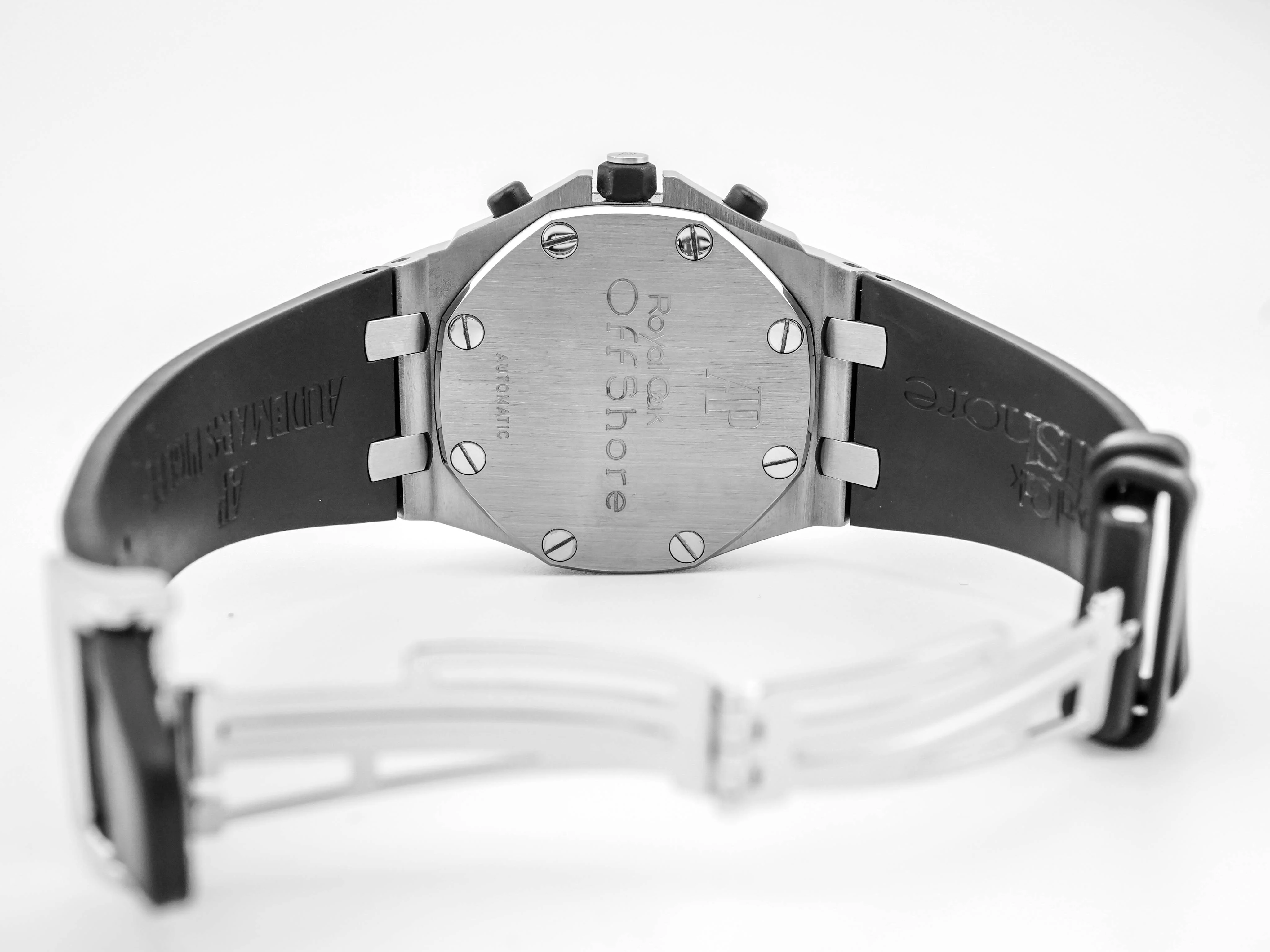 Audemars Piguet Royal Oak Offshore Chronograph Black Dial Stainless Steel Rubber Strap 2015 - Image 10