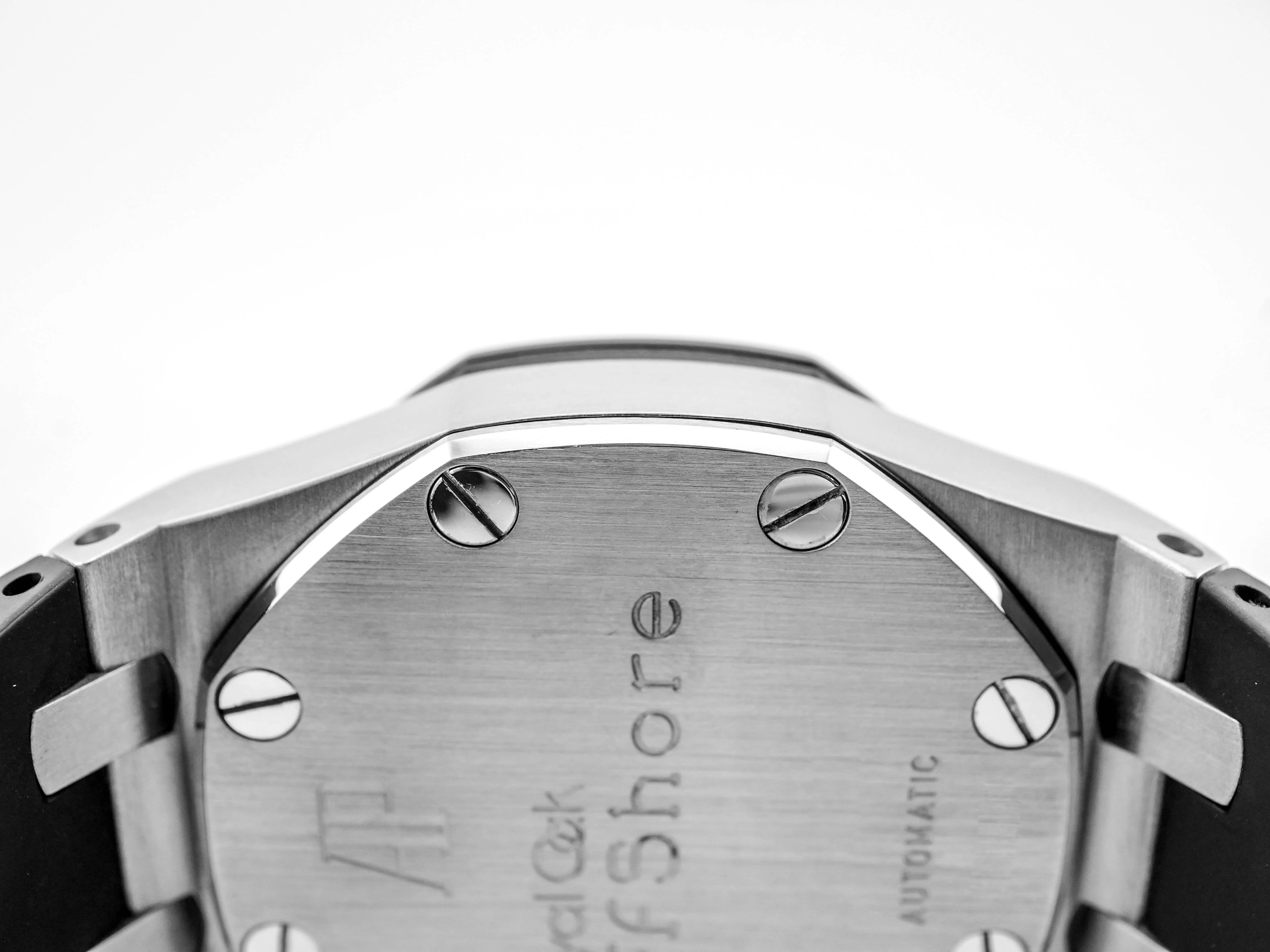Audemars Piguet Royal Oak Offshore Chronograph Black Dial Stainless Steel Rubber Strap 2015 - Image 9