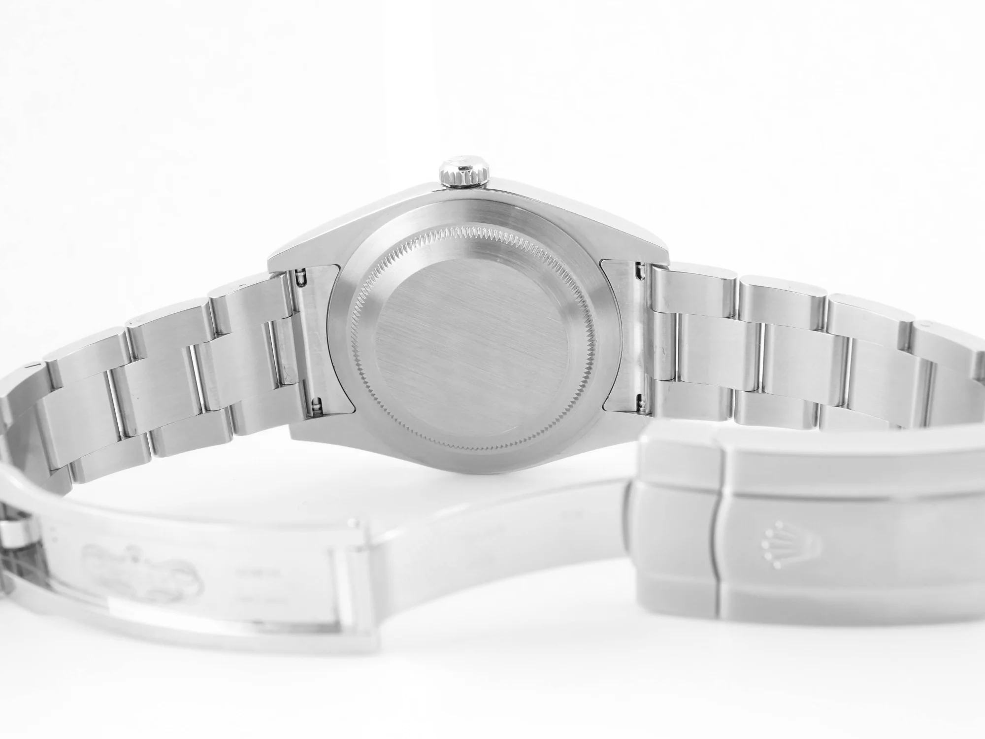 Rolex 114300 Oyster Perpetual 39 mm Smooth Bezel Blue Dial Stainless Steel Box & CPO Card - Image 8