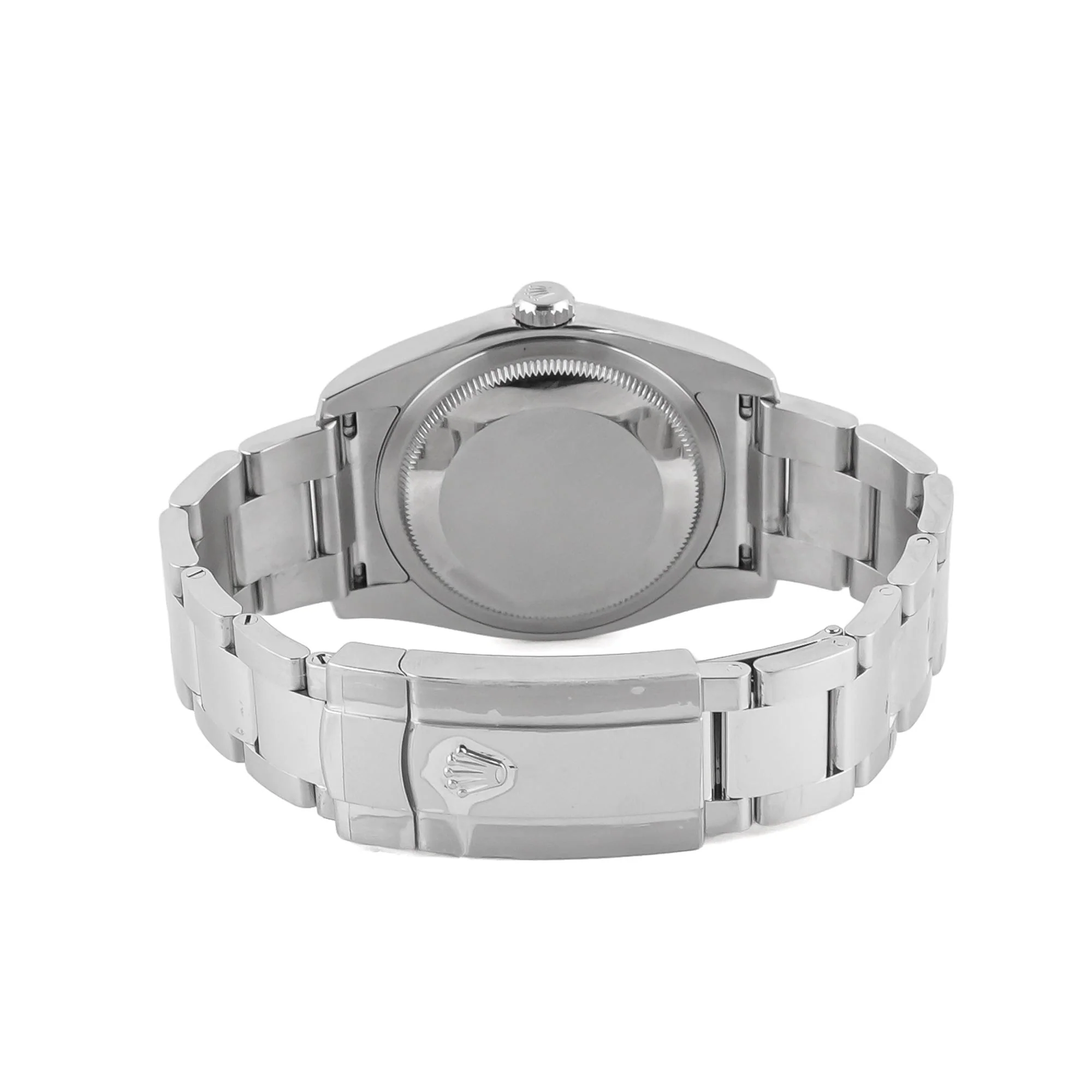 Rolex 116200 Datejust 36 mm Smooth Bezel Blue Roman Dial Oyster Bracelet Box and Papers 2018 - Image 3