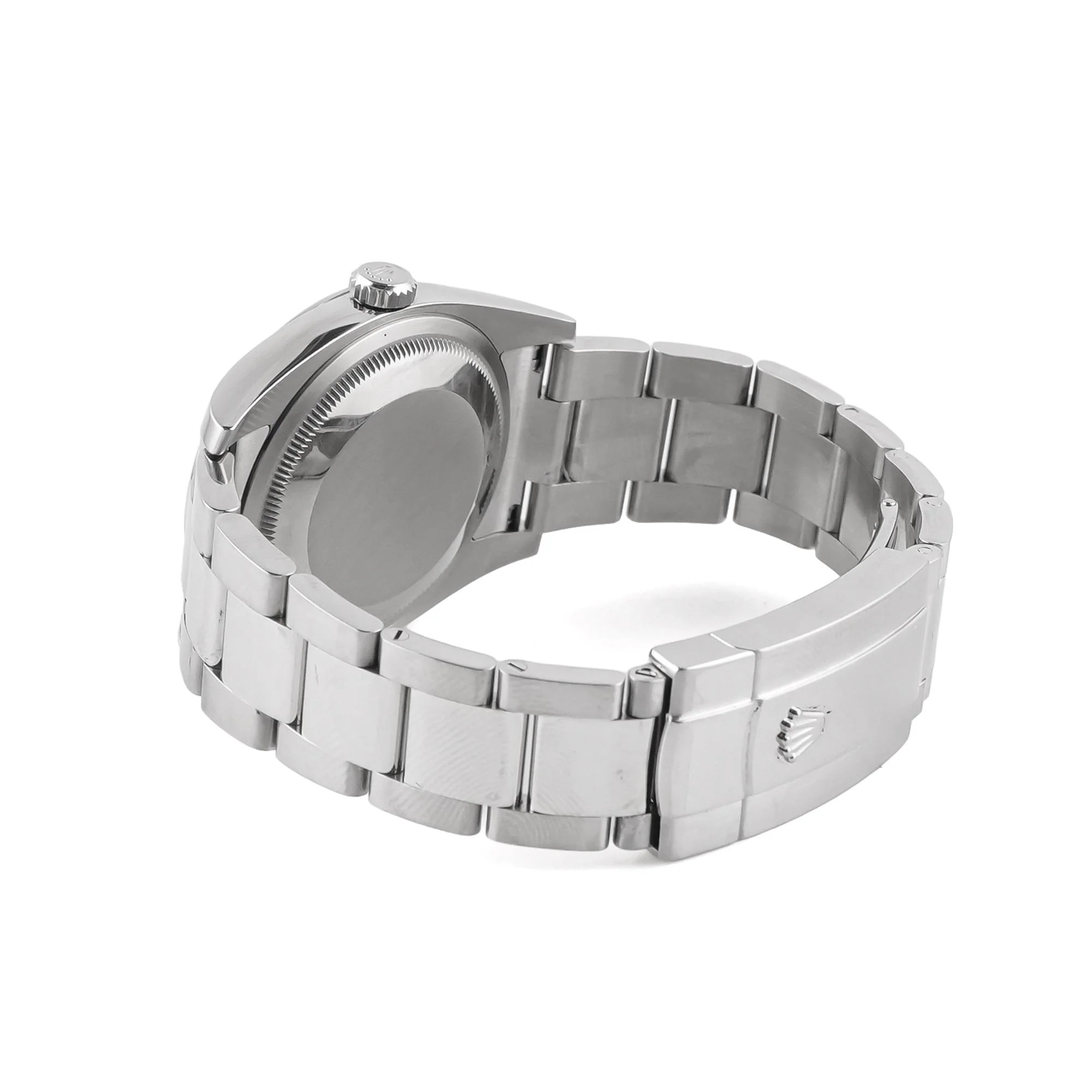 Rolex 116200 Datejust 36 mm Smooth Bezel Blue Roman Dial Oyster Bracelet Box and Papers 2018 - Image 5