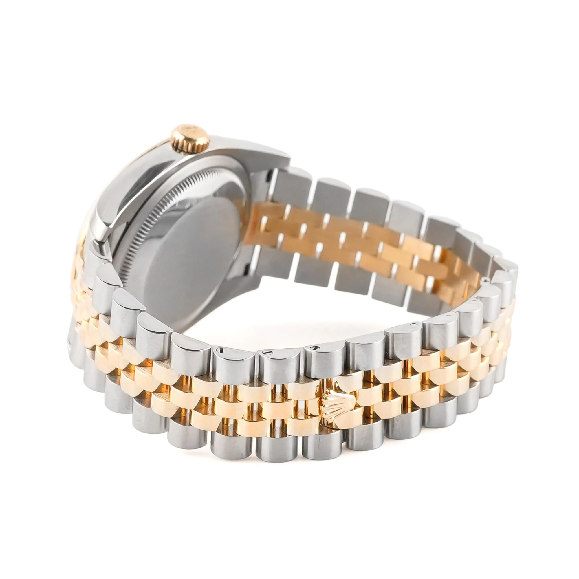 Rolex 116233 Datejust 36 mm Fluted Bezel Ivory Pyramid Roman Dial Jubilee Bracelet Box and Papers 2017 - Image 6