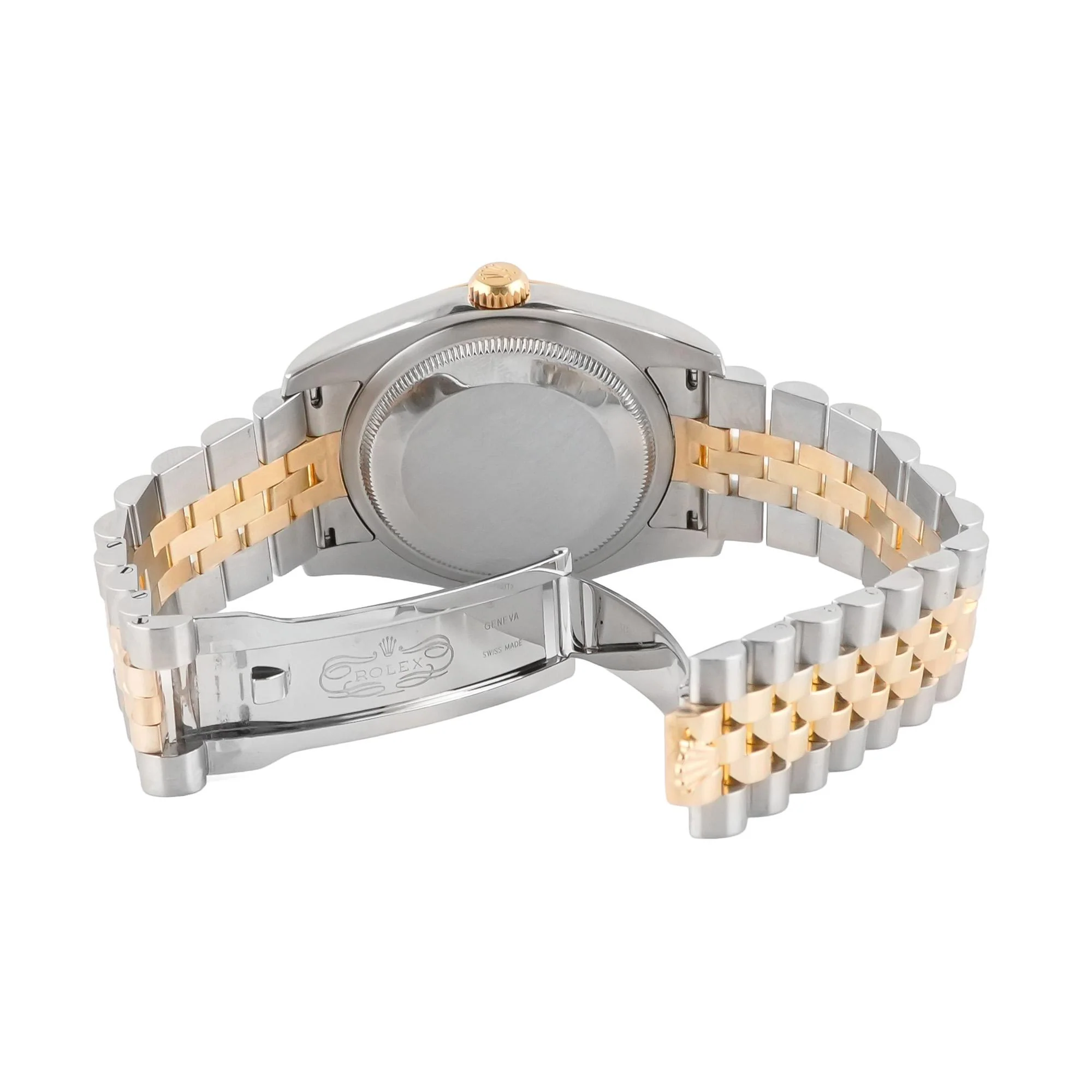 Rolex 116233 Datejust 36mm Champagne Roman Dial Jubilee Bracelet Papers 2016 - Image 4