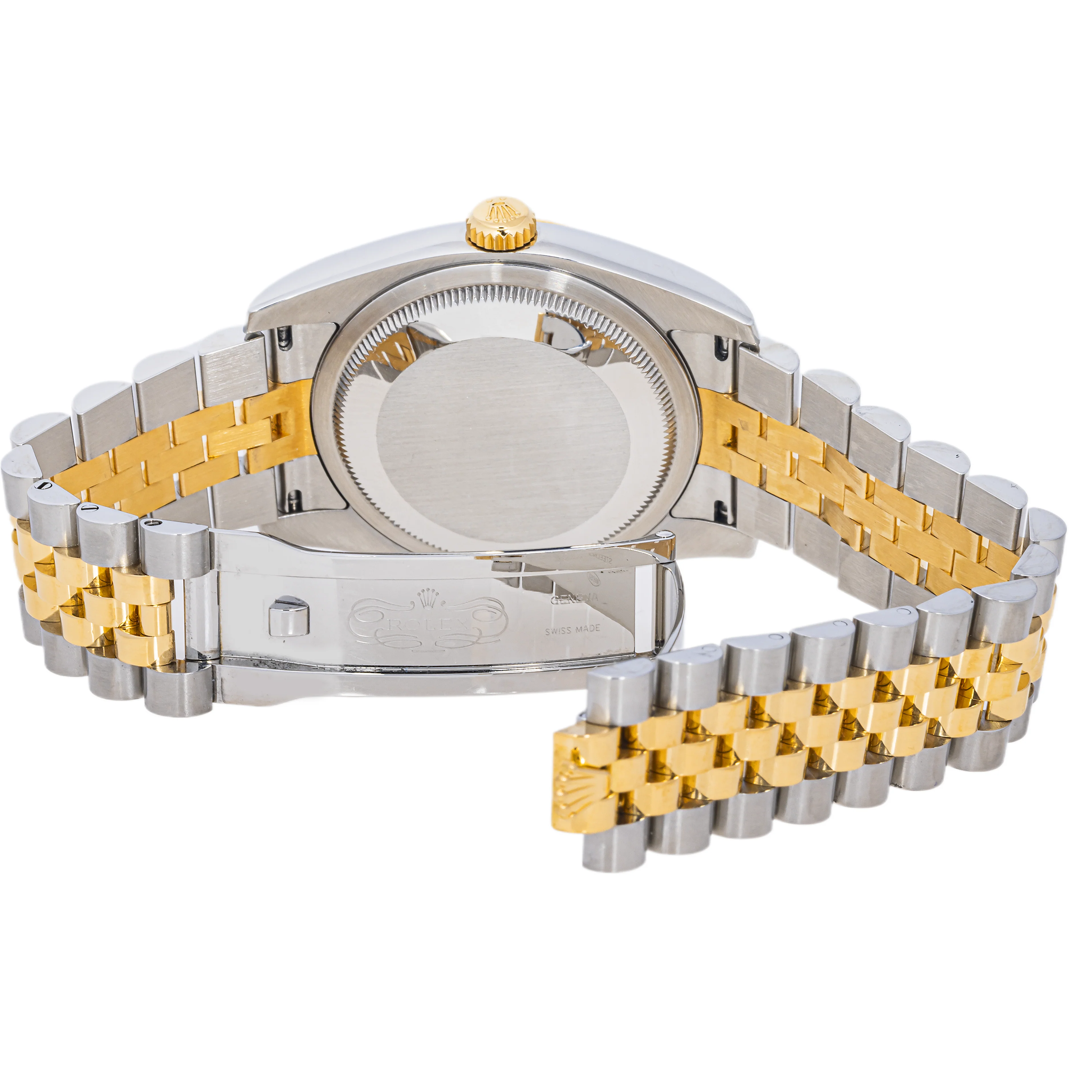 Rolex 116233 Datejust 36mm Champagne Stick Dial Jubilee Bracelet Box and Papers 2016 - Image 8