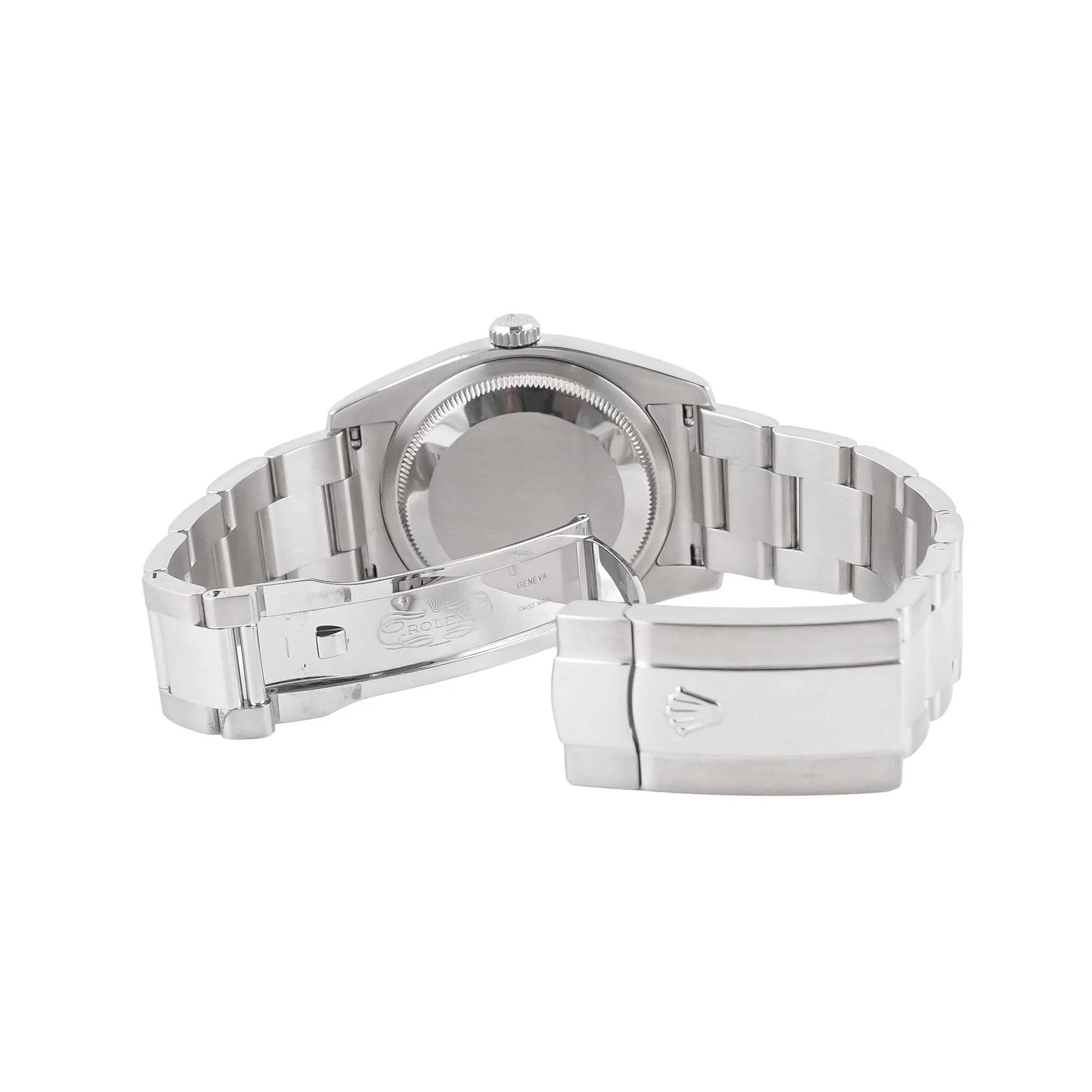 Rolex 116234 Datejust 36 mm Fluted Bezel Silver Arabic Dial Oyster Bracelet Box and Papers 2013 - Image 5