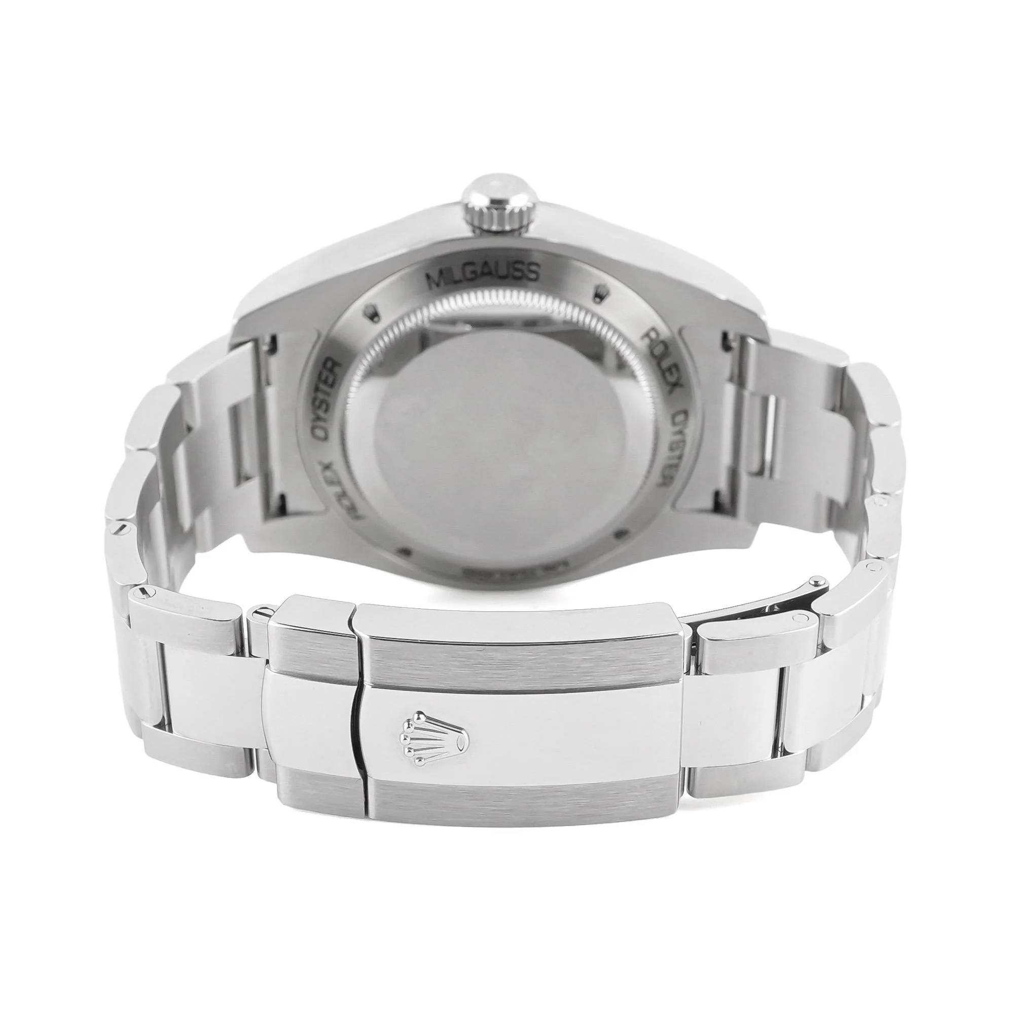 Rolex 116400GV Milgauss 40 mm Smooth Bezel Black Index Dial Oyster Bracelet Box and Papers 2020 - Image 4