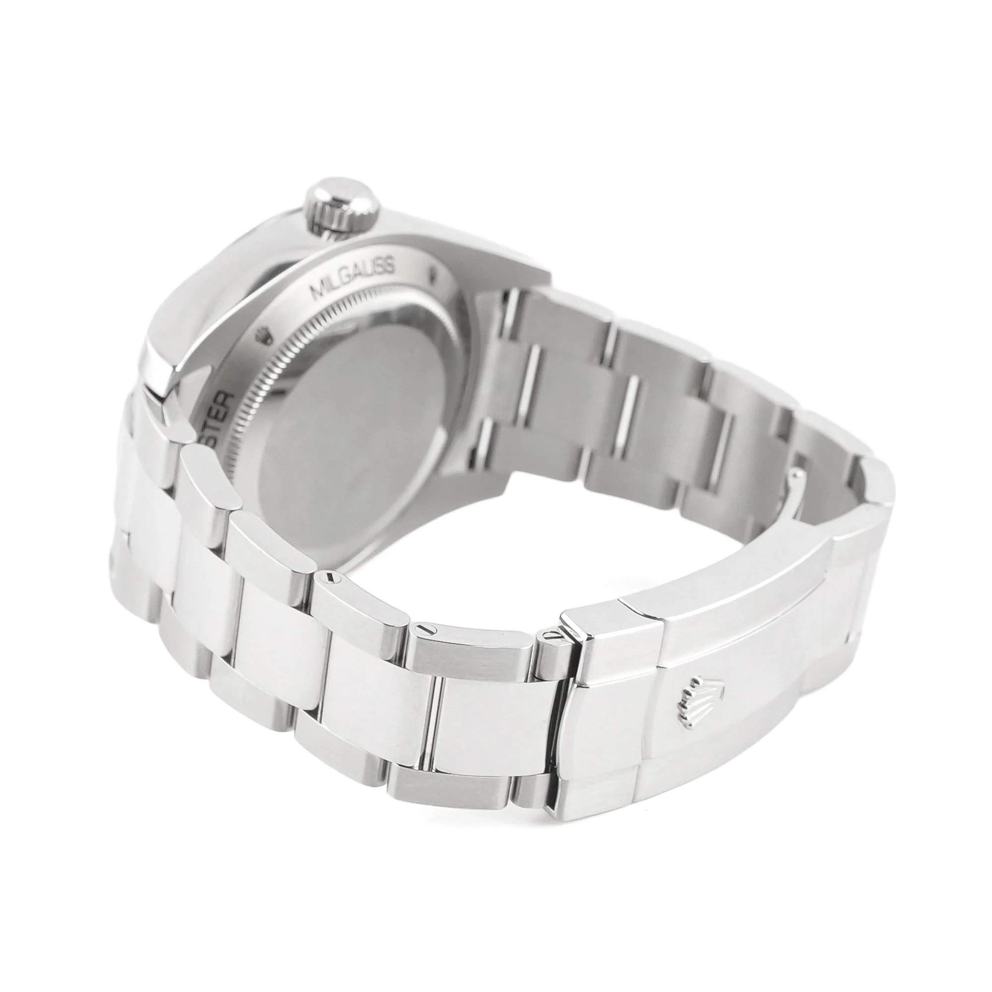 Rolex 116400GV Milgauss 40 mm Smooth Bezel Black Index Dial Oyster Bracelet Box and Papers 2020 - Image 5