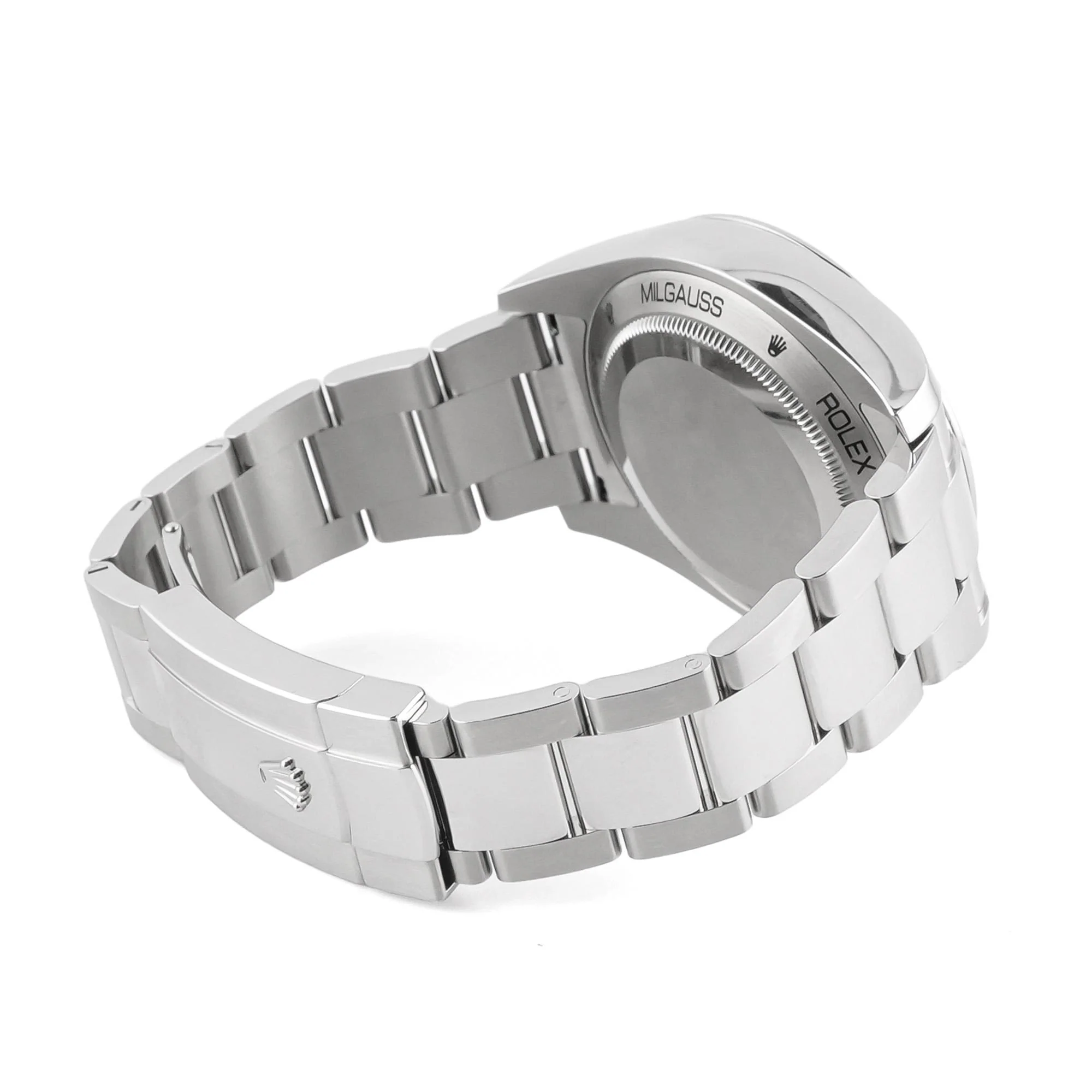 Rolex 116400GV Milgauss 40 mm Smooth Bezel Black Index Dial Oyster Bracelet Box and Papers 2020 - Image 6