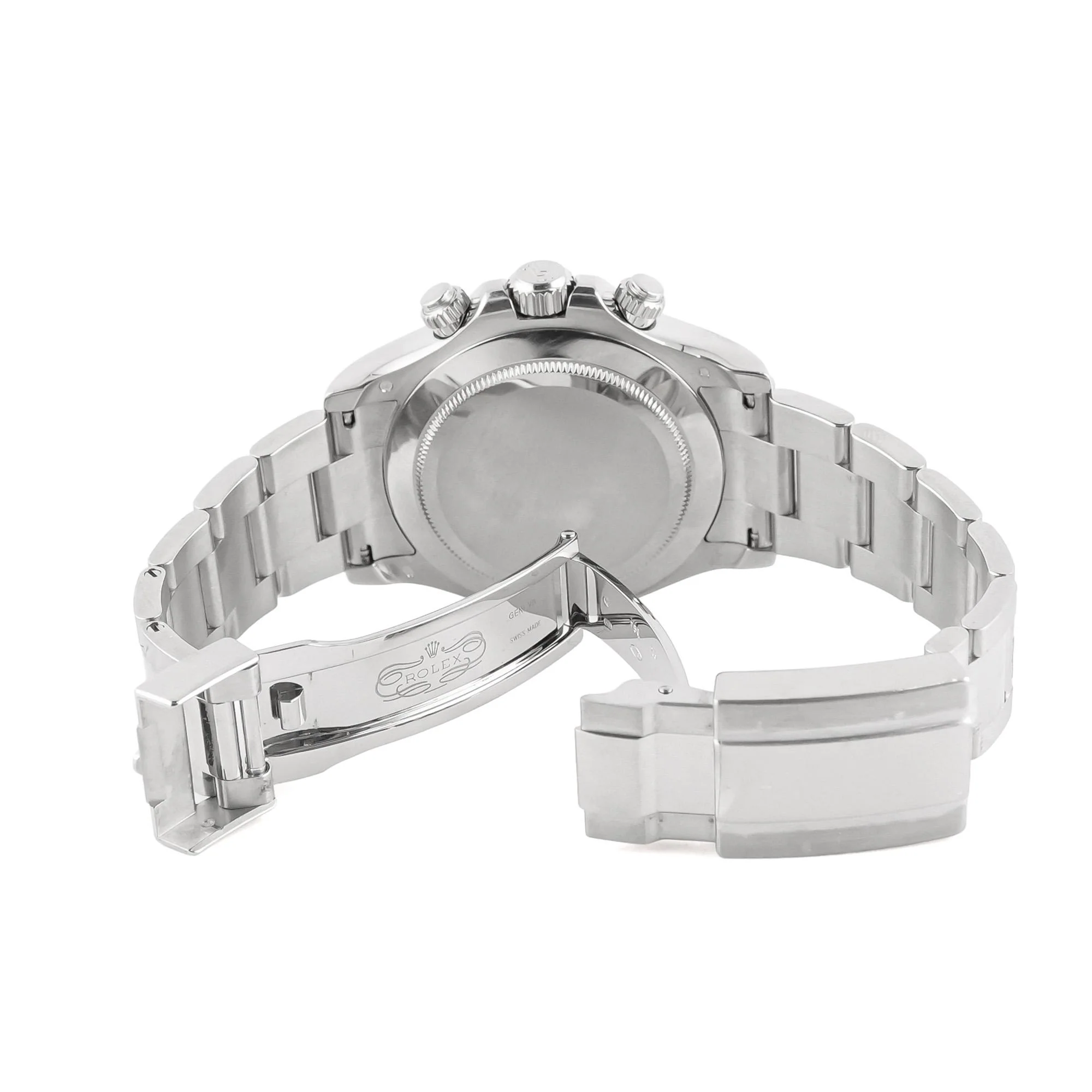 Rolex 116509 Cosmograph Daytona 40 mm 18K White Gold White Arabic Dial Oyster Bracelet Box and Papers 2014 - Image 4