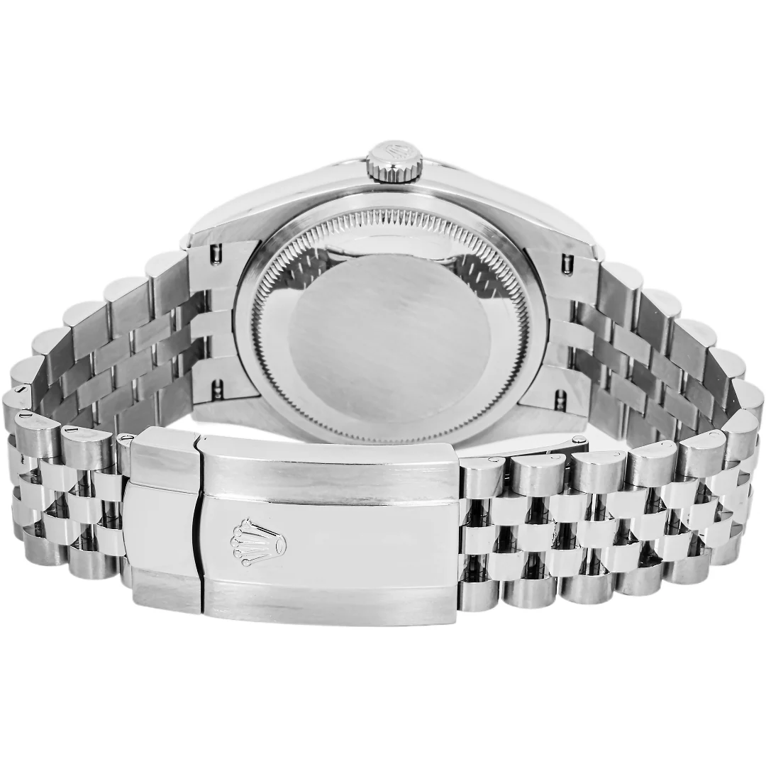 Rolex 126234 Datejust 36 mm Fluted Bezel Silver Index Dial Jubilee Bracelet Box and Papers 2019 - Image 4