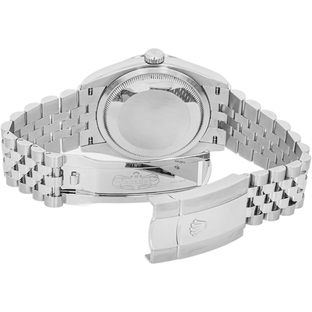 Rolex 126234 Datejust 36 mm Fluted Bezel Silver Index Dial Jubilee Bracelet Box and Papers 2019 - Image 6