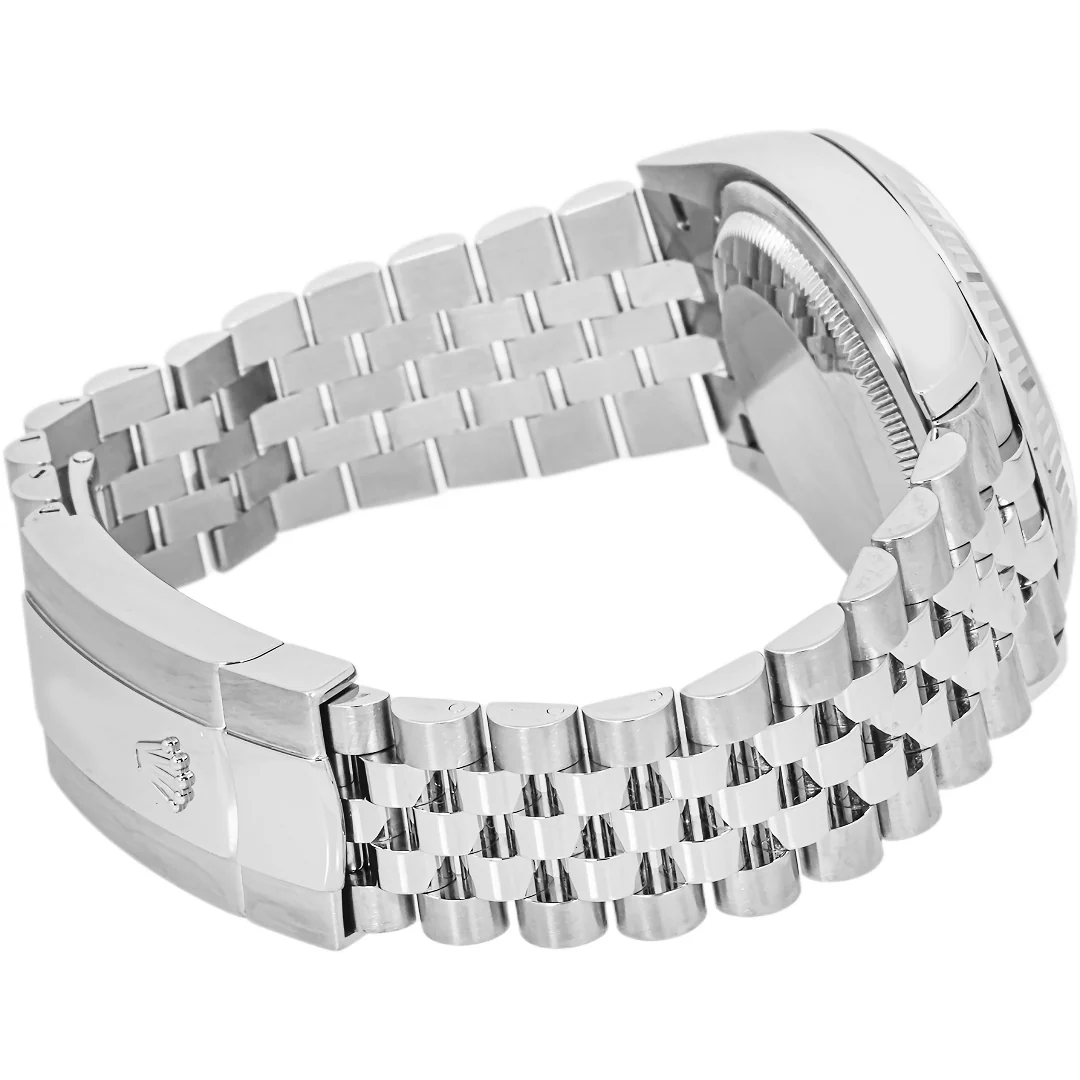 Rolex 126234 Datejust 36 mm Fluted Bezel Silver Index Dial Jubilee Bracelet Box and Papers 2019 - Image 7