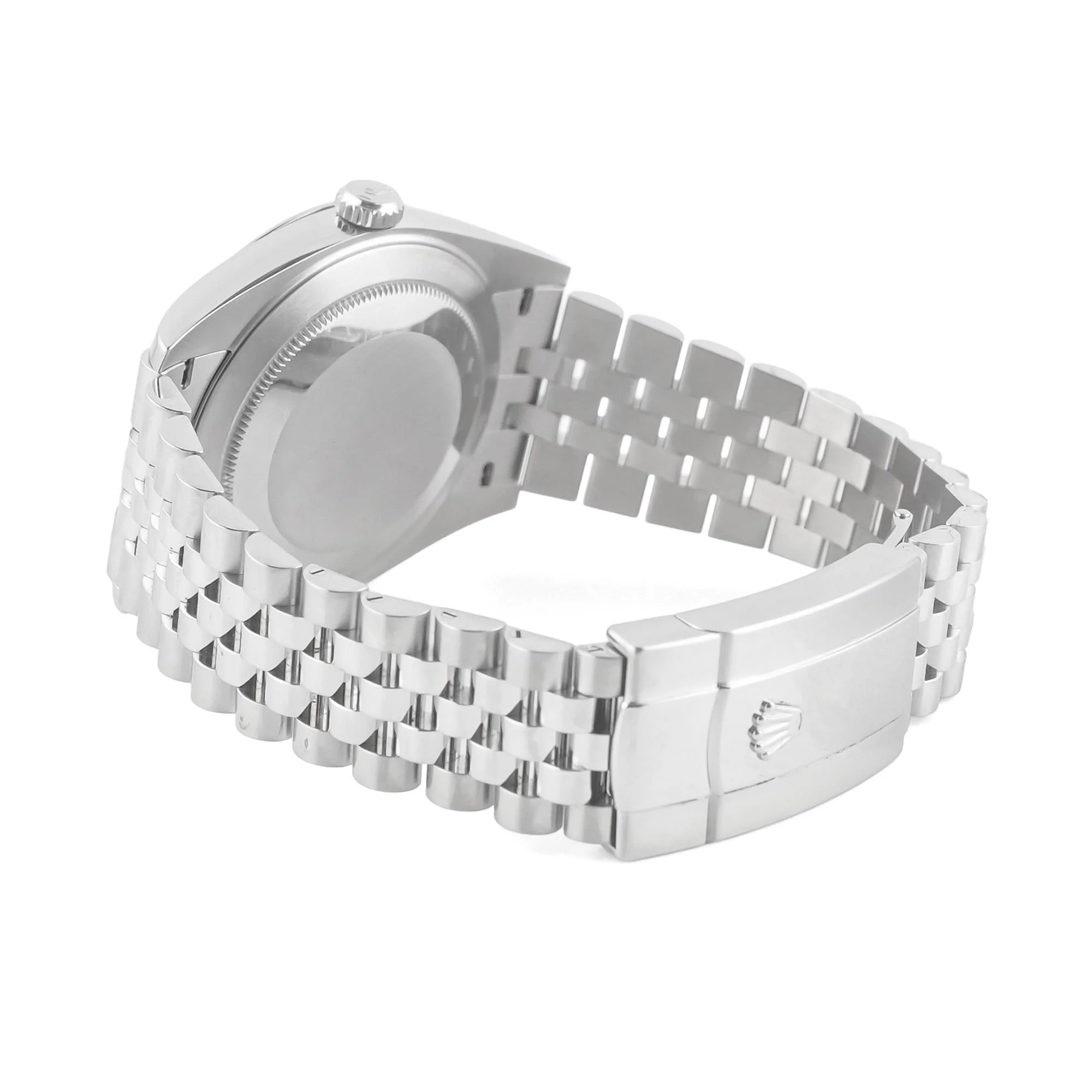 Rolex 126300 Datejust 41 mm Smooth Bezel Blue Index Dial Jubilee Bracelet Box and Papers 2022 - Image 5