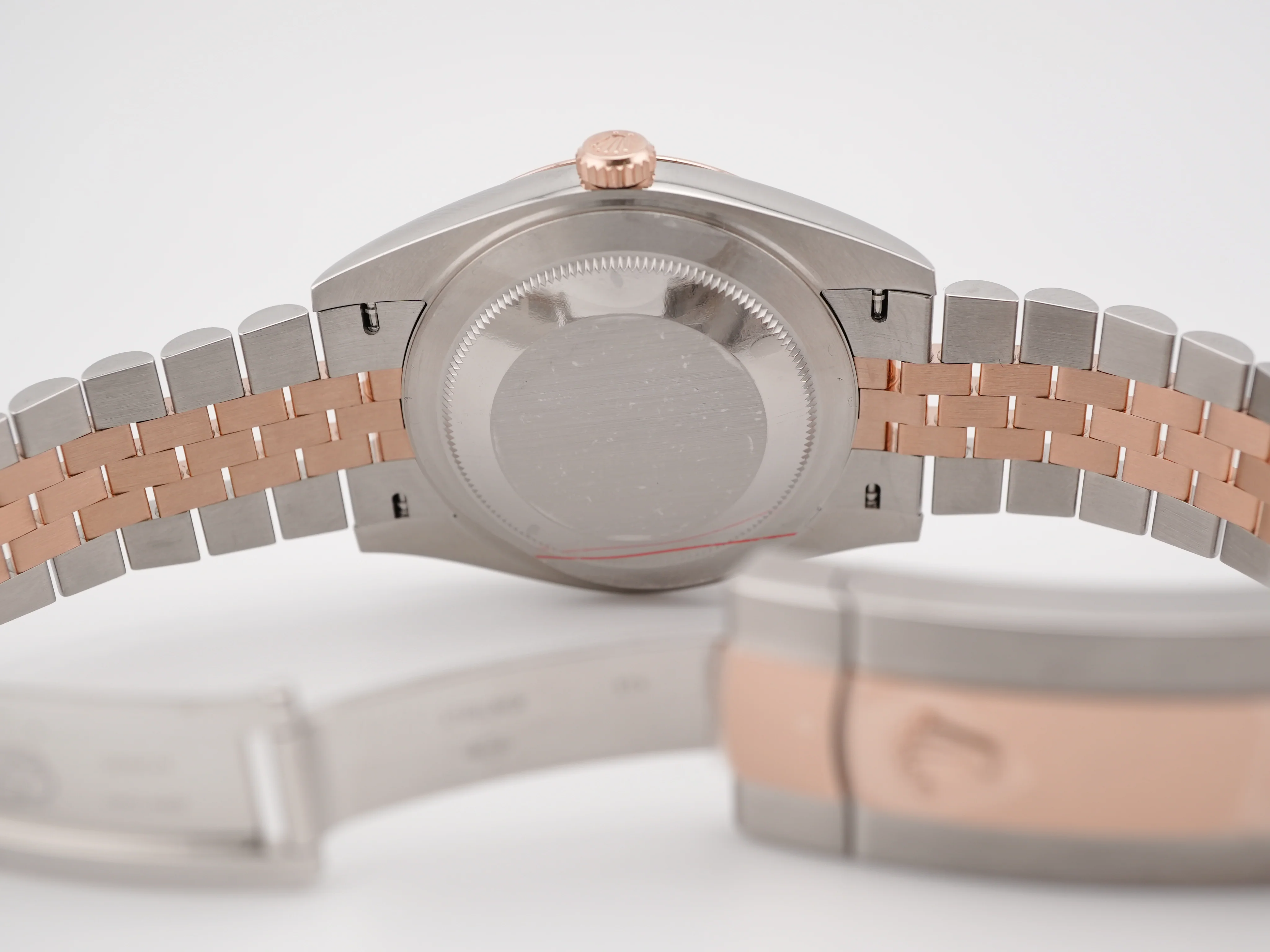 Rolex 126331 Datejust 41 mm 18k Rose Gold Wimbledon Dial Jubilee Bracelet Complete Set 2025 - Image 10