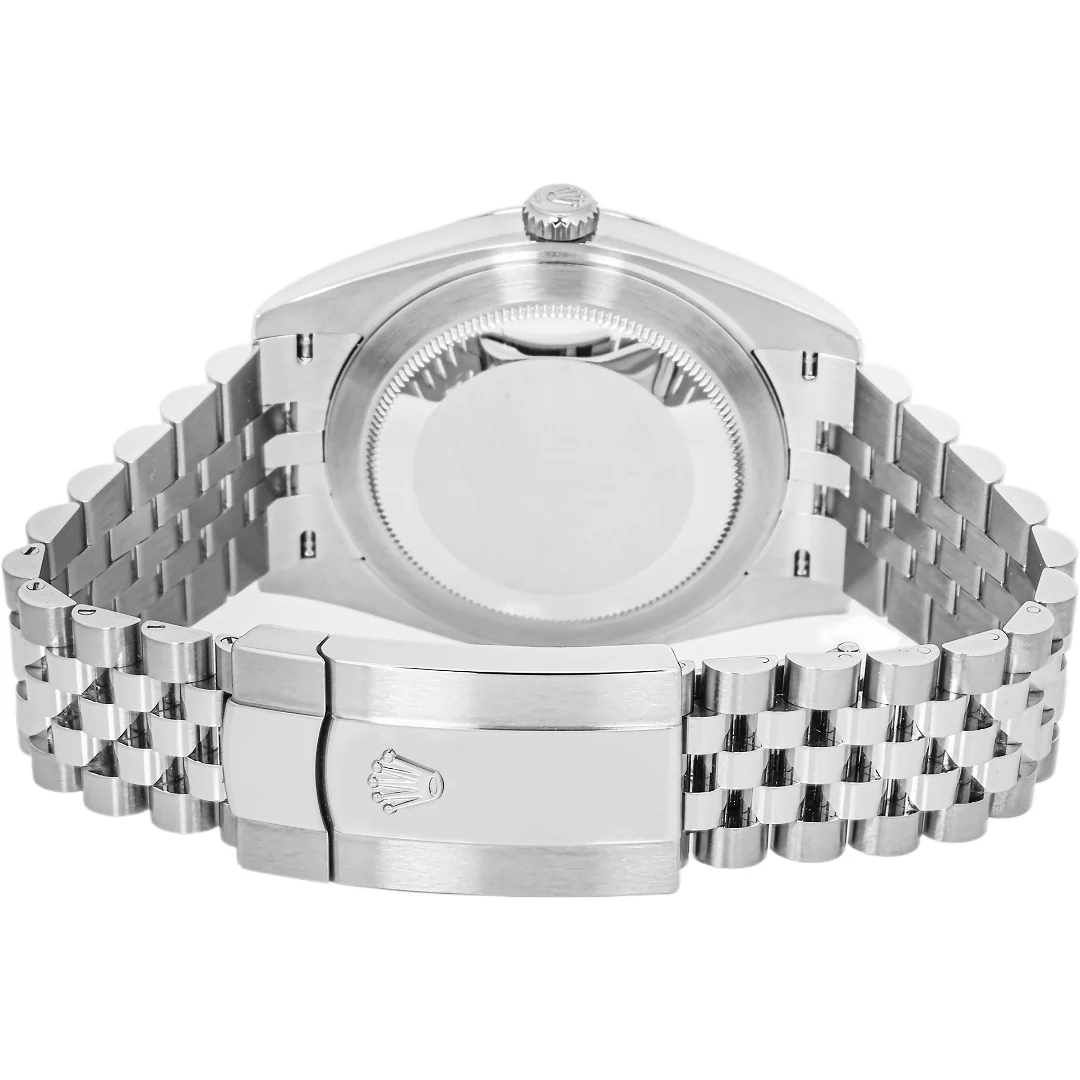 Rolex 126334 Datejust 41 mm Fluted Bezel Blue Roman Dial Jubilee Bracelet Box and Papers 2025 - Image 4