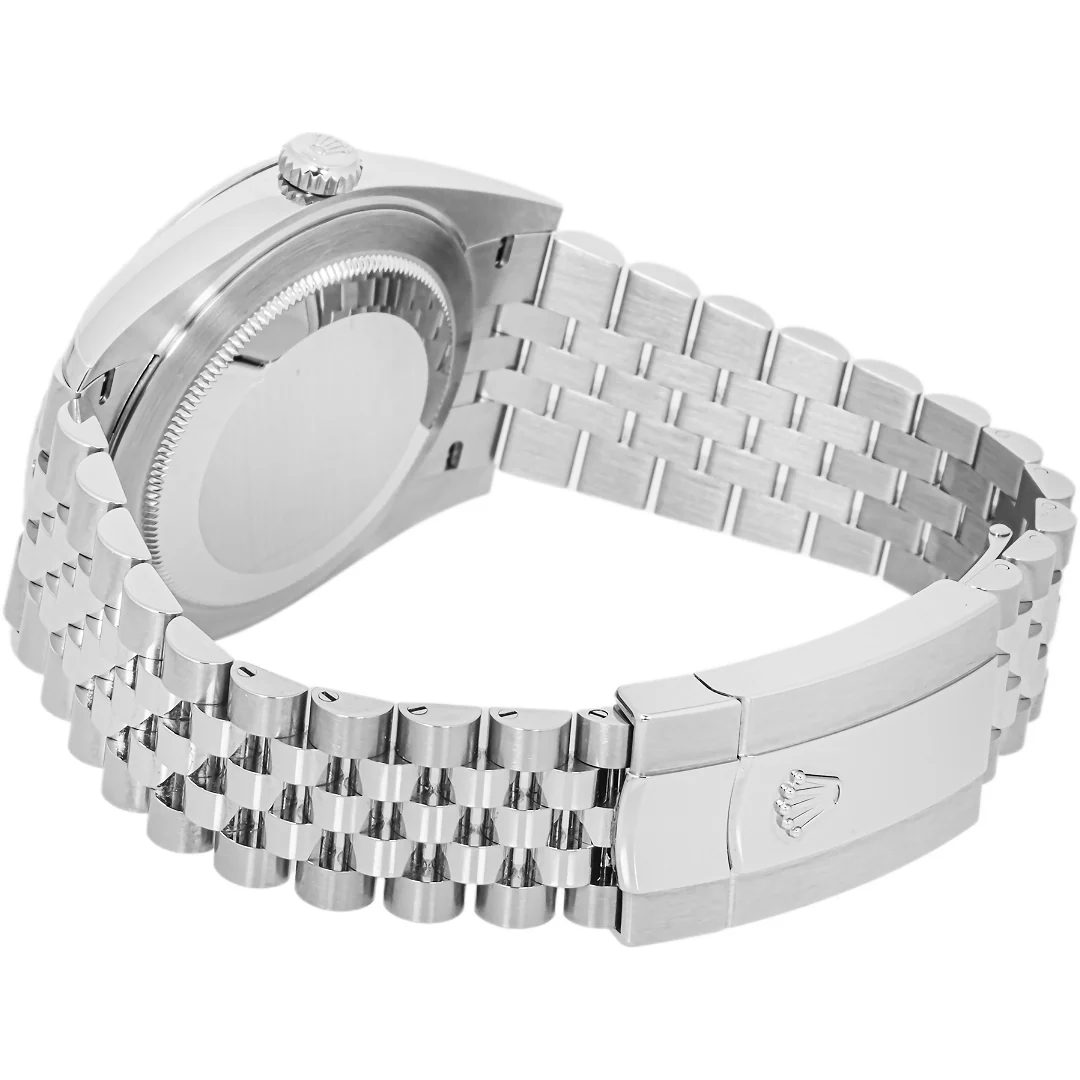 Rolex 126334 Datejust 41 mm Fluted Bezel Blue Roman Dial Jubilee Bracelet Box and Papers 2025 - Image 8