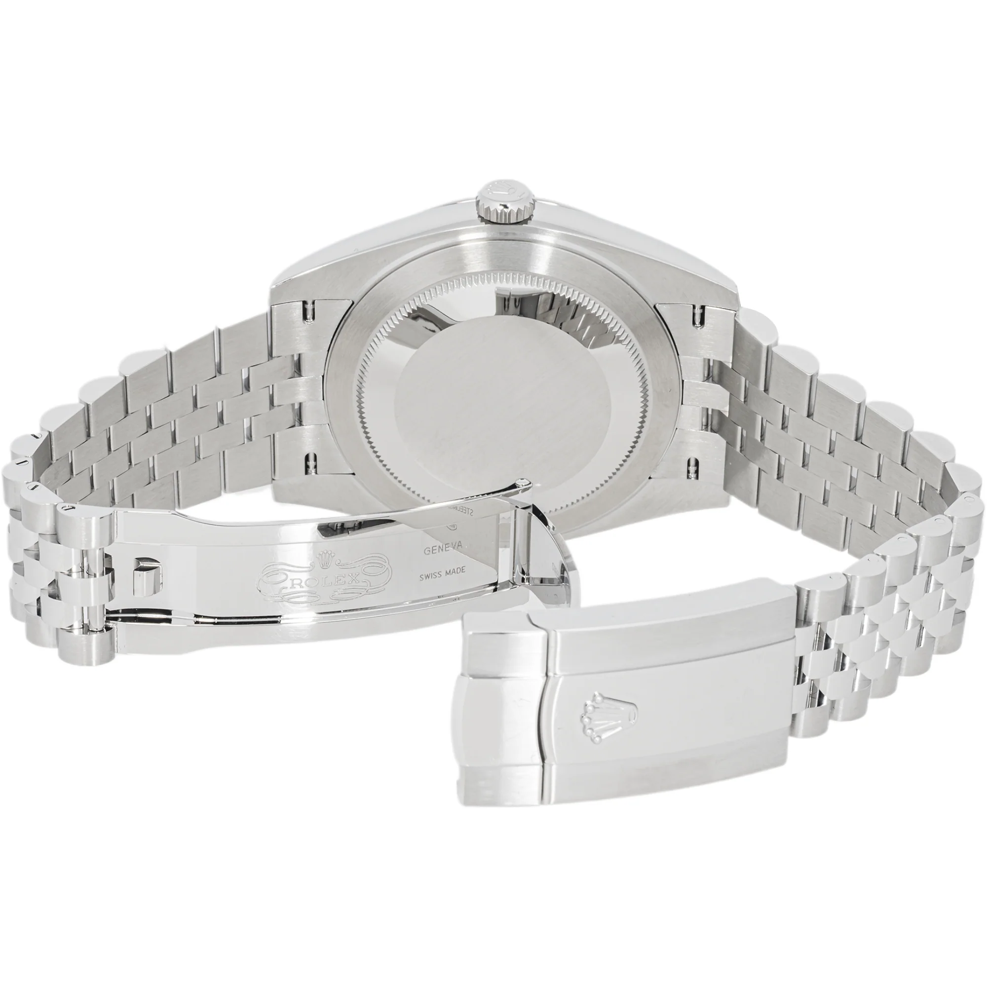 Rolex 126334 Datejust 41mm Fluted Bezel Blue Index Dial Jubilee Bracelet Box and Papers 2026 - Image 8