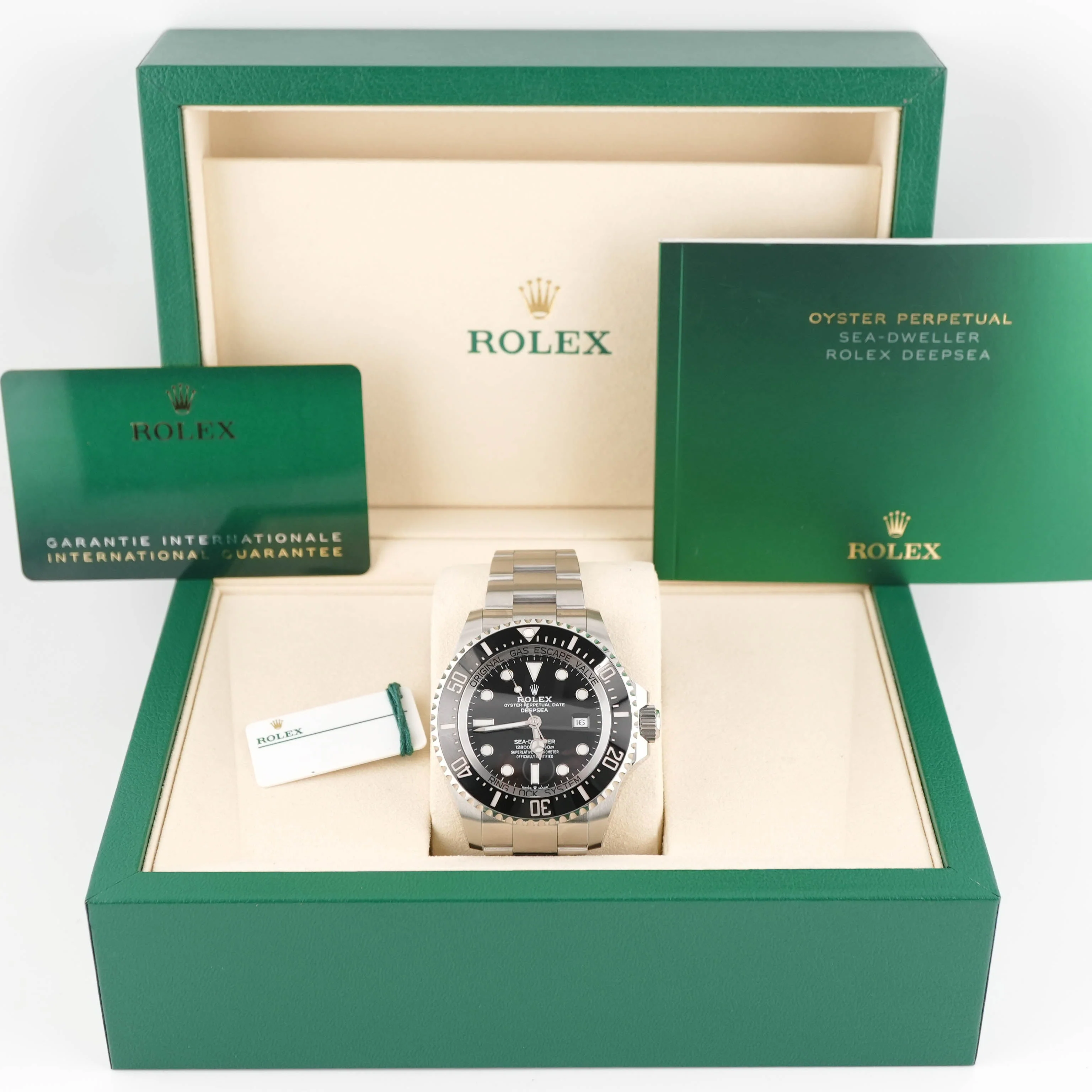 Rolex 126660 Sea-Dweller Deepsea 44 mm Black Dial Oyster Bracelet Box and Papers 2022 - Image 2