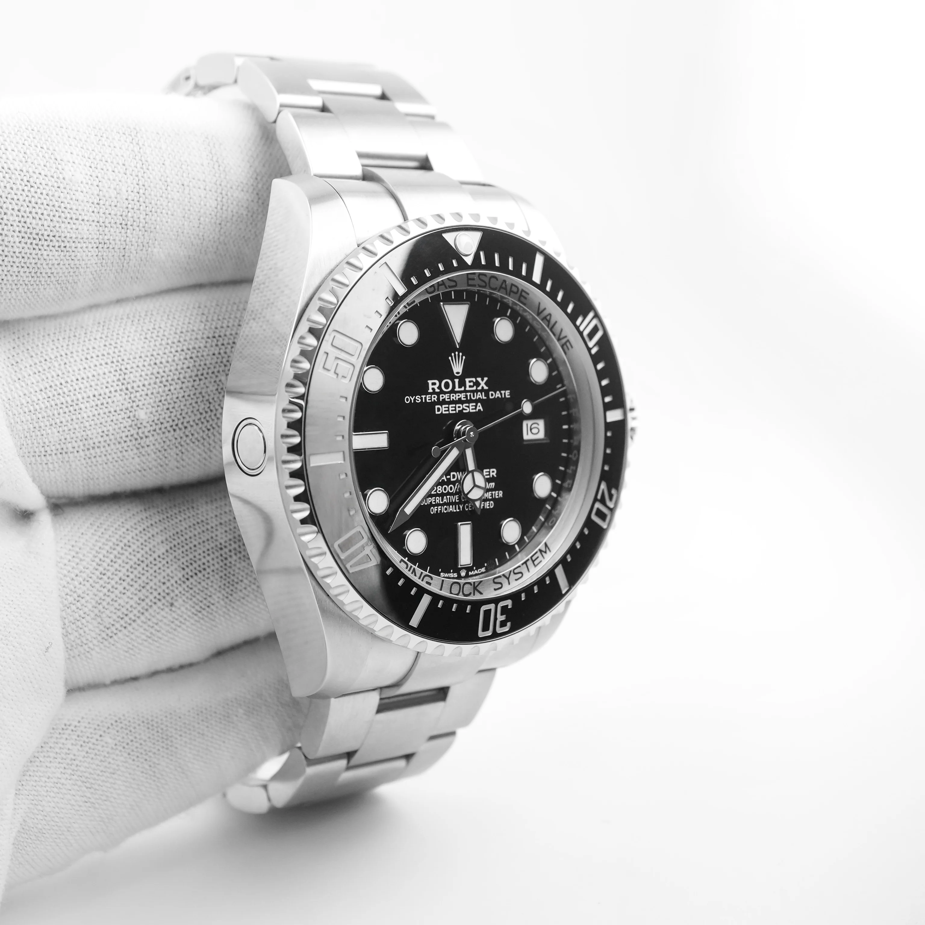 Rolex 126660 Sea-Dweller Deepsea 44 mm Black Dial Oyster Bracelet Box and Papers 2022 - Image 4