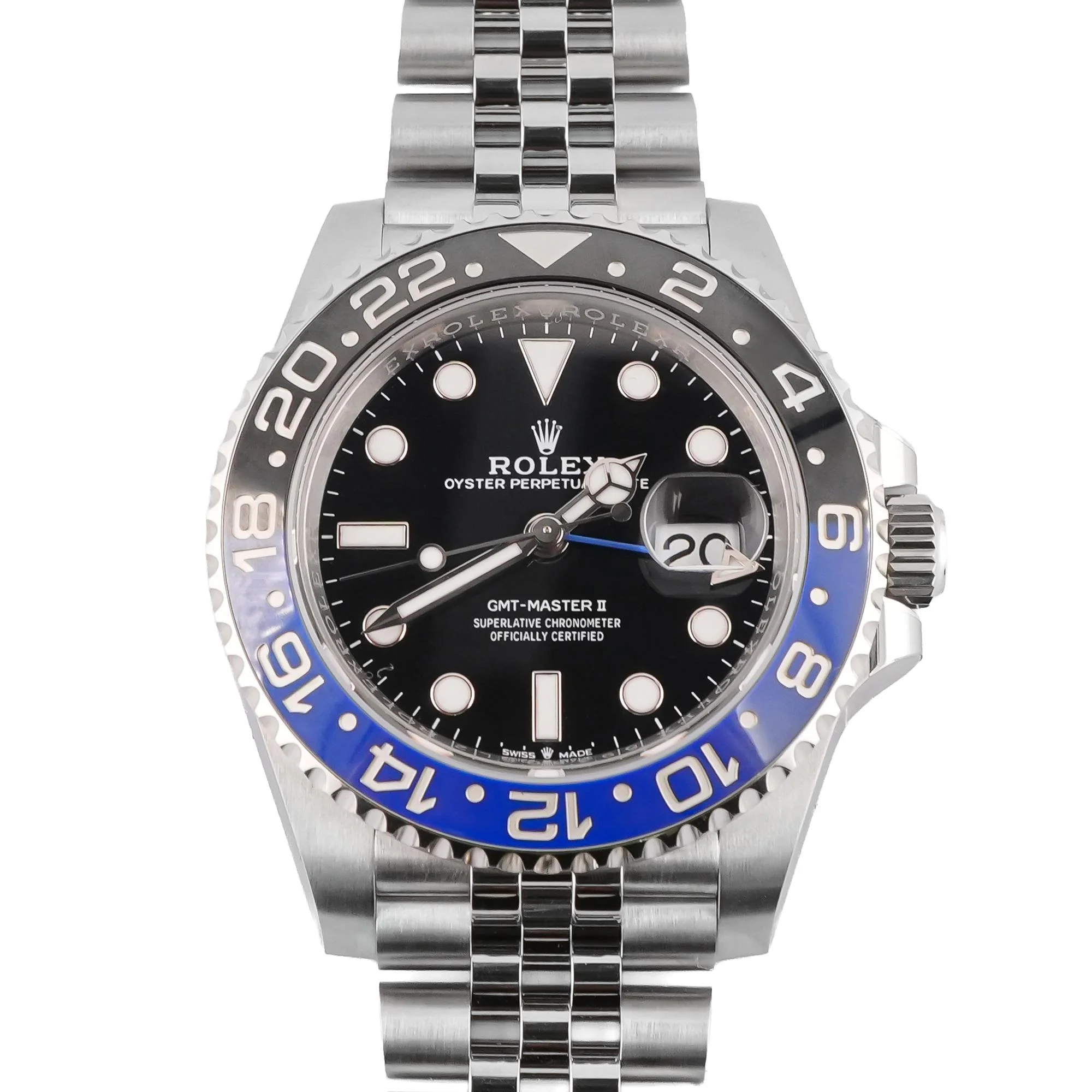 Rolex 126710BLNR GMT-Master II "Batgirl" 40mm Ceramic Bezel Jubilee Bracelet Box and Papers 2026
