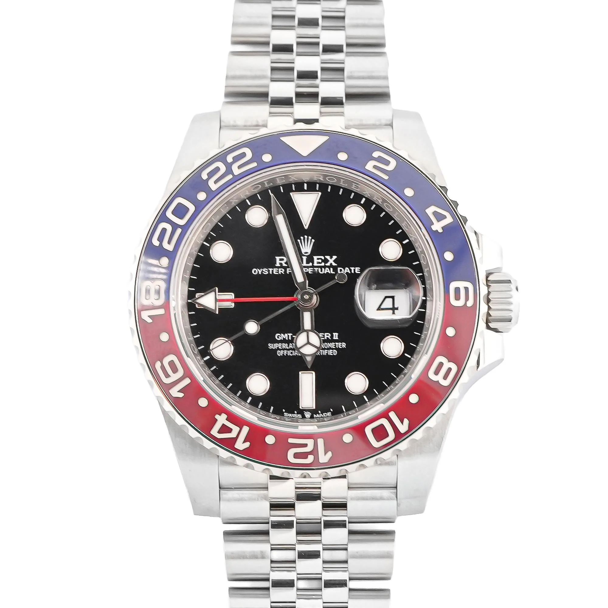 Rolex 126710BLRO GMT-Master II "Pepsi" Black Dial Jubilee Bracelet Box and Papers 2022