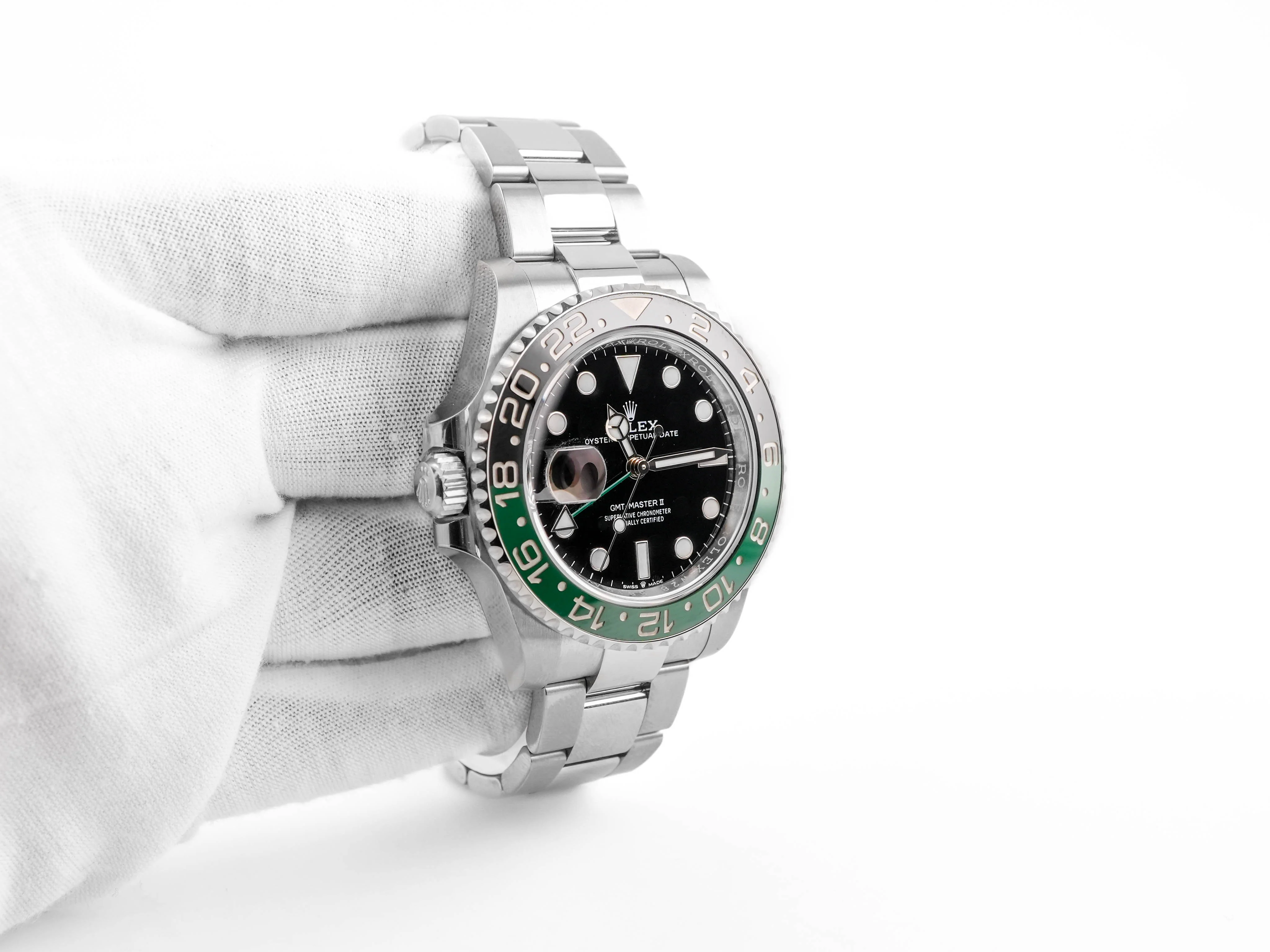Rolex 126720VTNR GMT-Master II Lefty "Sprite" 40mm Oyster Bracelet Box and Papers 2023 - Image 4