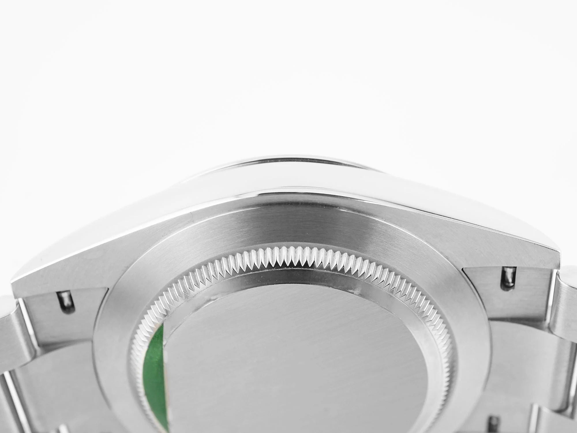 Rolex 134300 Oyster Perpetual 41 mm Smooth Bezel Pistachio Dial Oyster Bracelet Box and Papers 2025 - Image 8