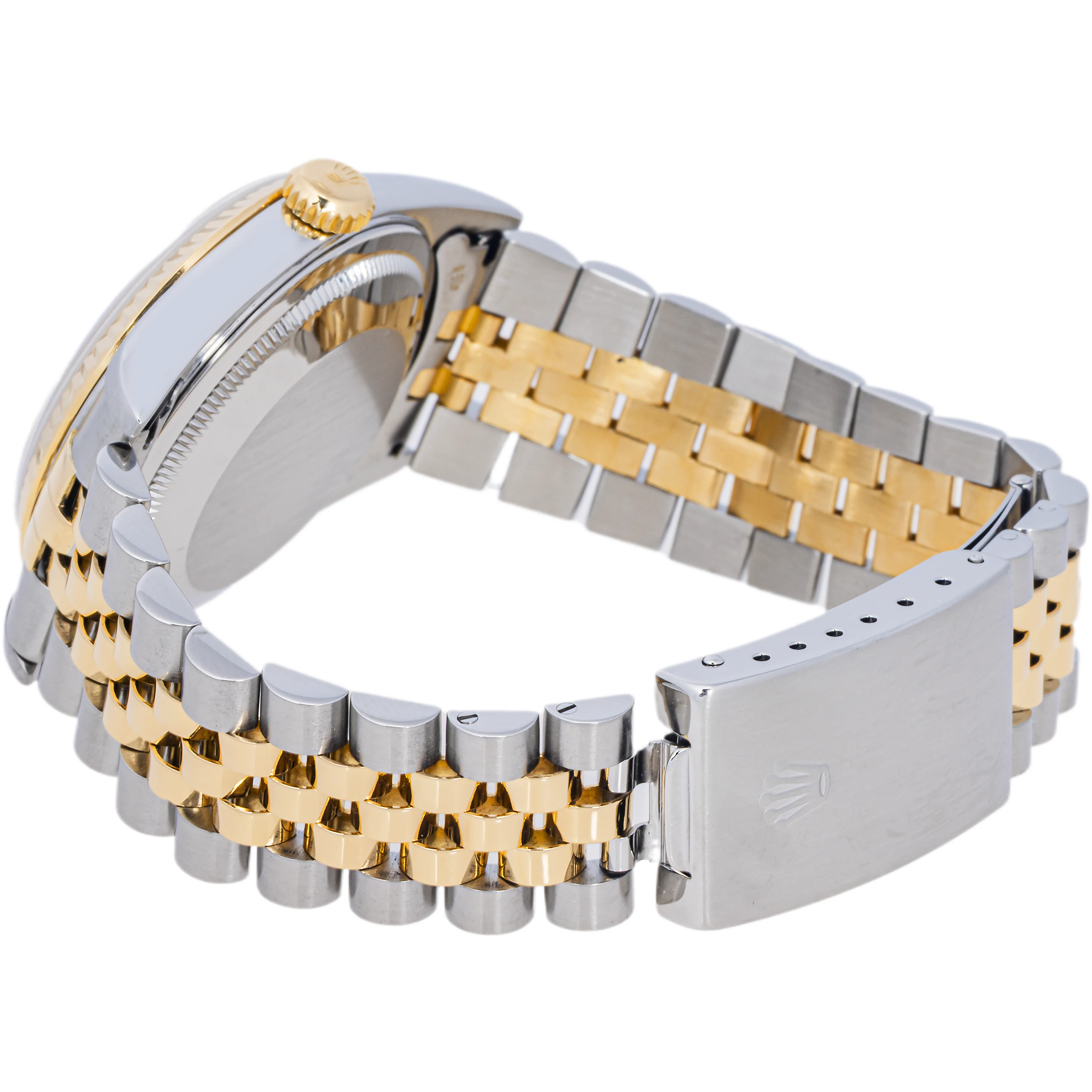 Rolex 16233 Datejust 36 mm Fluted Bezel Champagne Diamond Dial Jubilee Bracelet Box 1994 - Image 7
