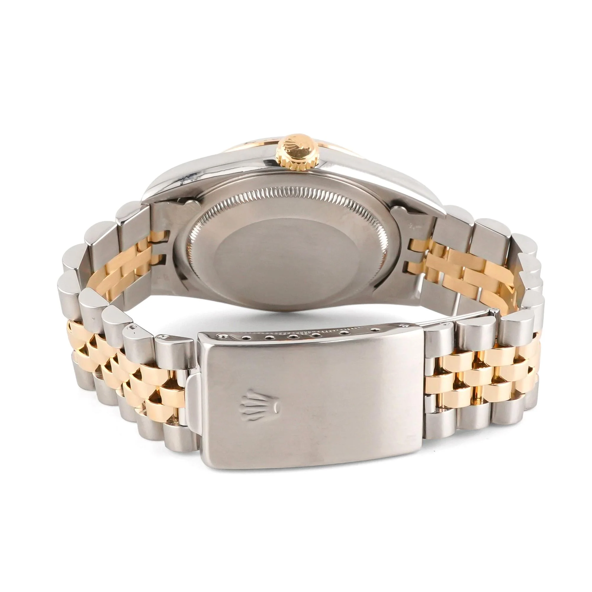 Rolex 16233 Datejust 36 mm Fluted Bezel Champagne Diamond Dial Jubilee Bracelet Box 1995 - Image 3