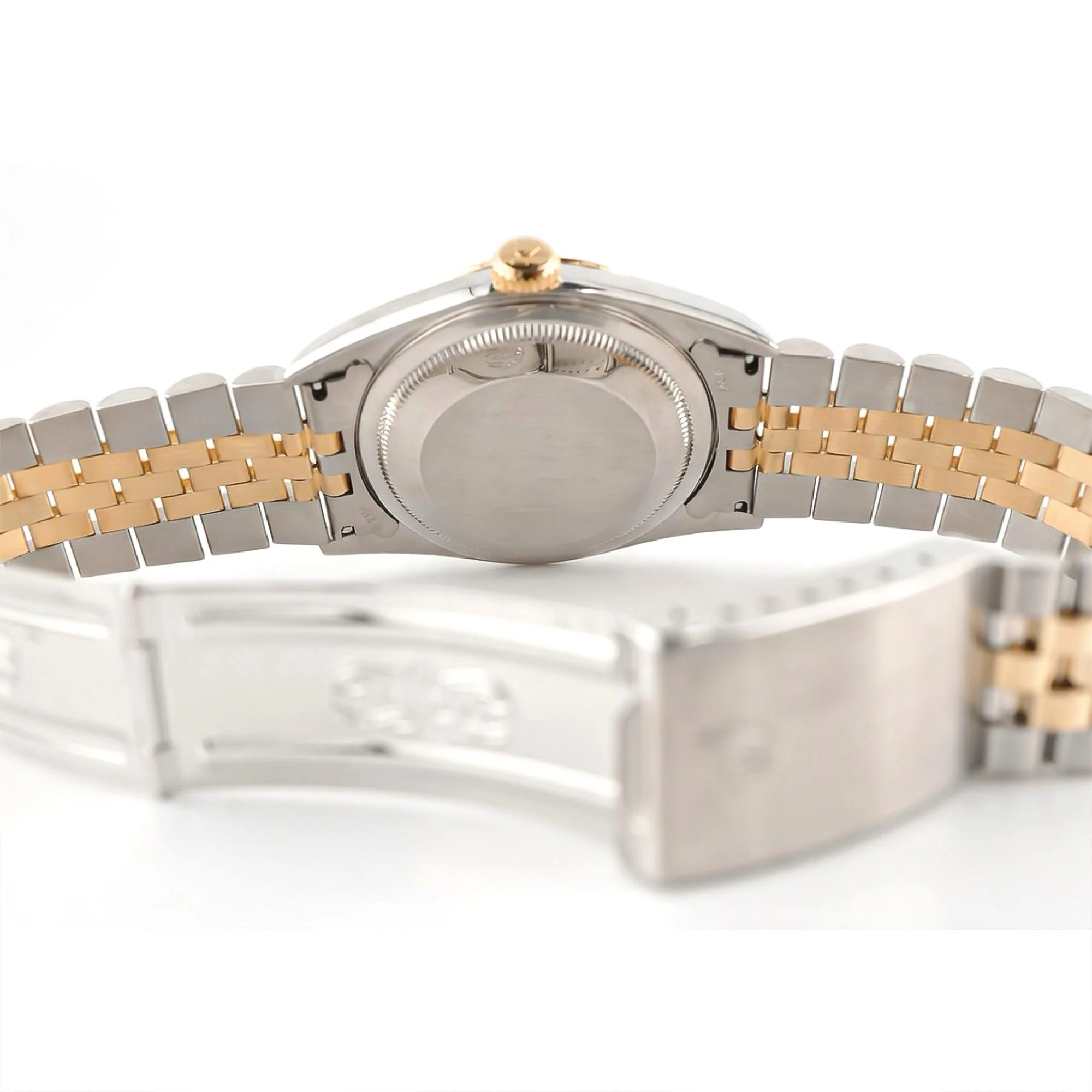 Rolex 16233 Datejust 36 mm Fluted Bezel Champagne Index Dial Jubilee Bracelet Box and Papers 1995 - Image 9
