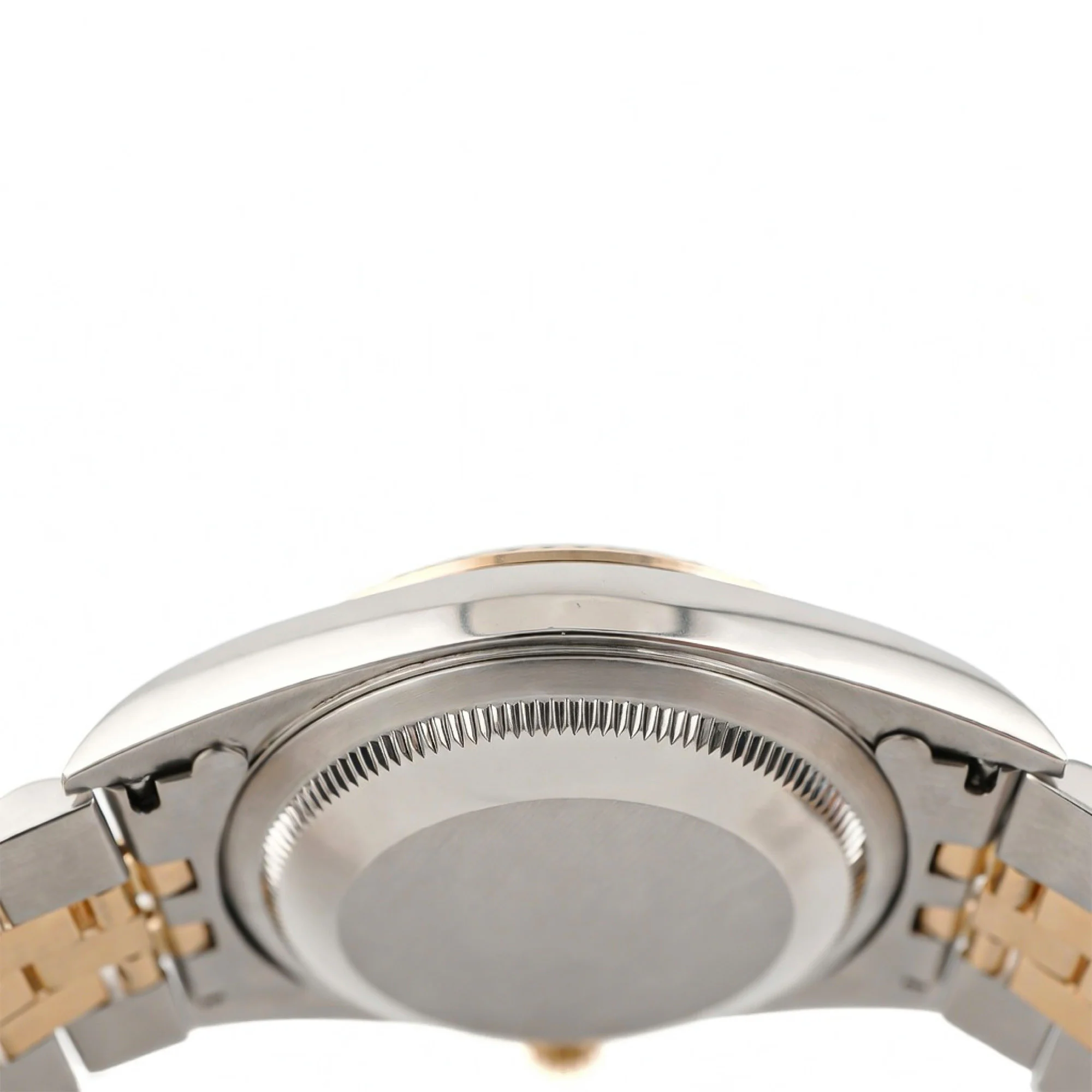 Rolex 16233 Datejust 36 mm Fluted Bezel Champagne Linen Dial Jubilee Bracelet Box and Papers 2004 - Image 8