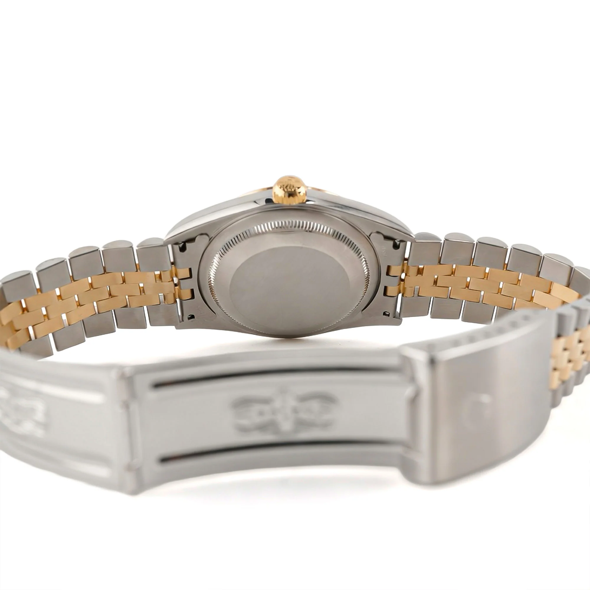 Rolex 16233 Datejust 36 mm Fluted Bezel Champagne Linen Dial Jubilee Bracelet Box and Papers 2004 - Image 9