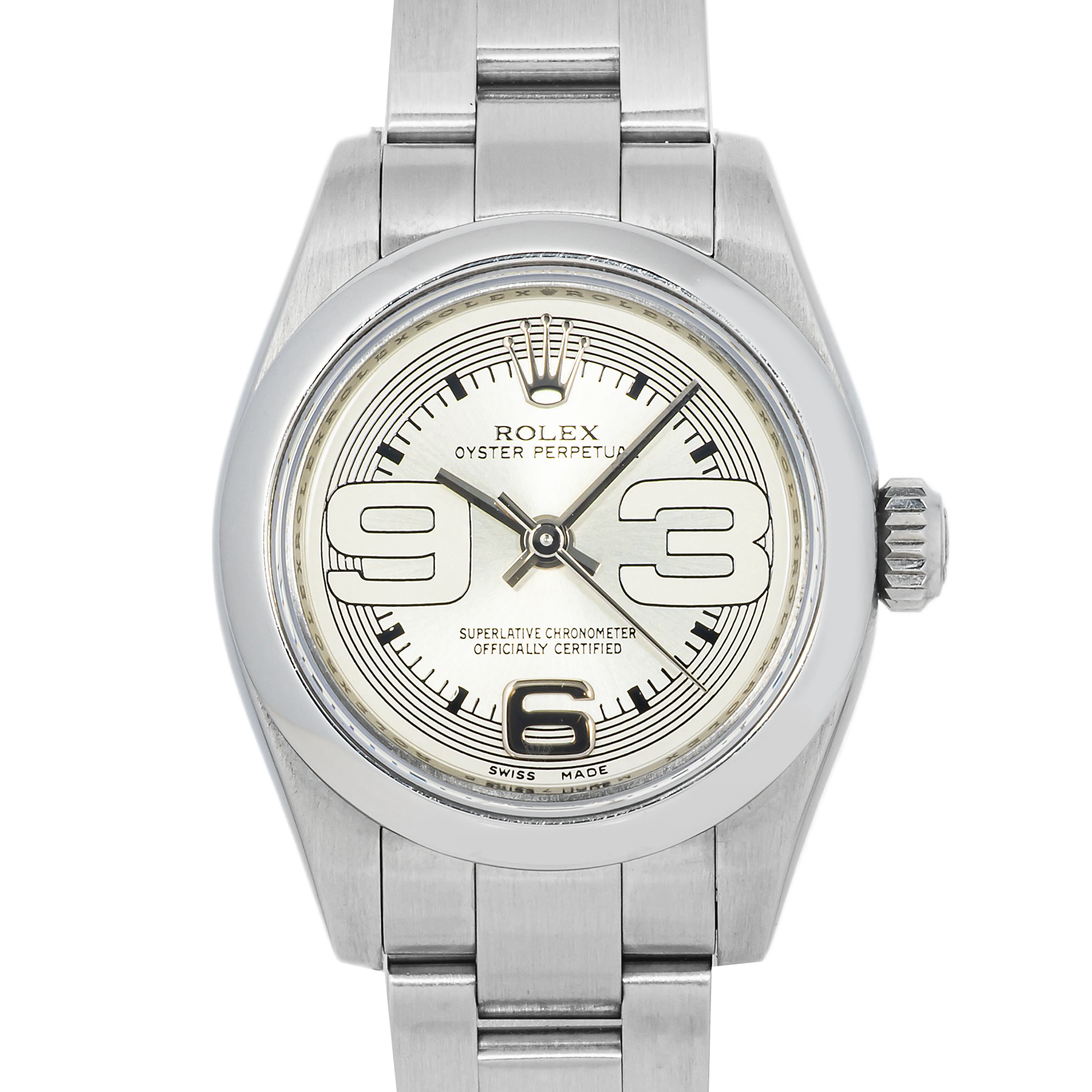 Rolex 176200 Oyster Perpetual Lady 26mm Silver Dial Oyster Bracelet Box and CPO 2026 - Image 3